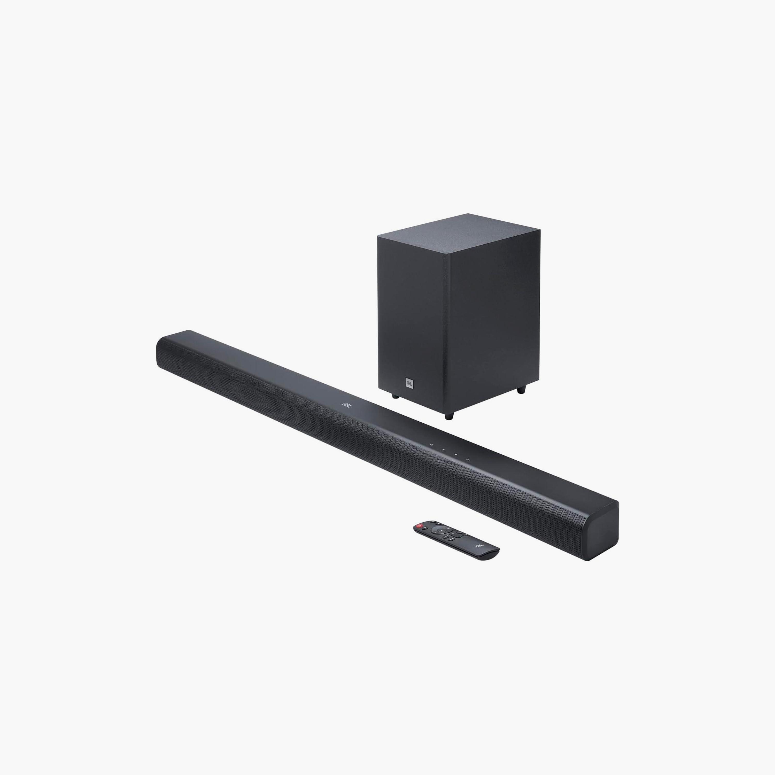 مكبر صوت جي بي إل بقنوات 3.1 مع مضخم صوت لاسلكي سينما إس بي 550 3.1 | JBLSB550BLKUK-electronics-speakers-image-1