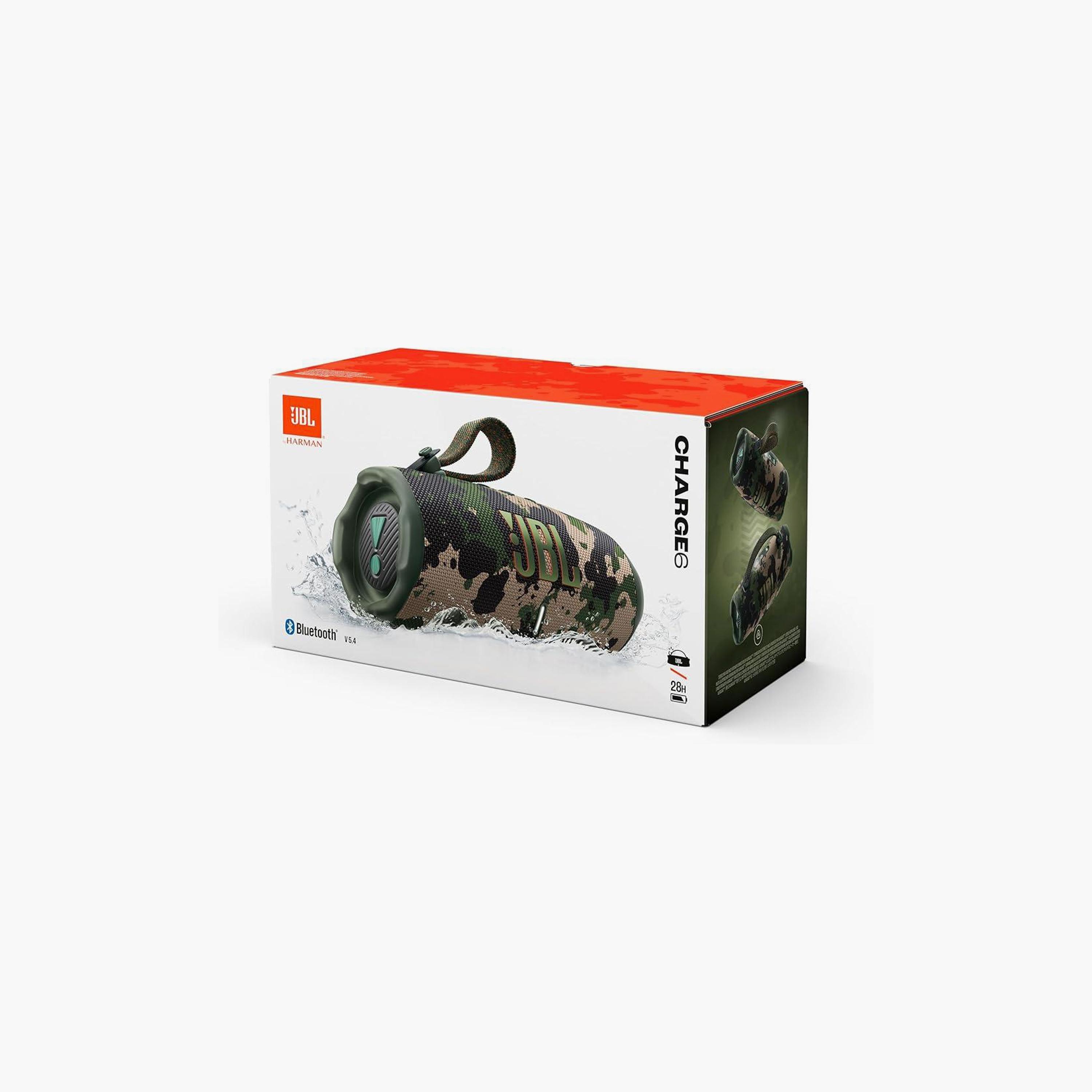 مكبر صوت بلوتوث محمول مقاوم للماء والصدمات مع باور بانك جي بي إل تشارج | JBLCHARGE6SQUAD-electronics-speakers-image-8