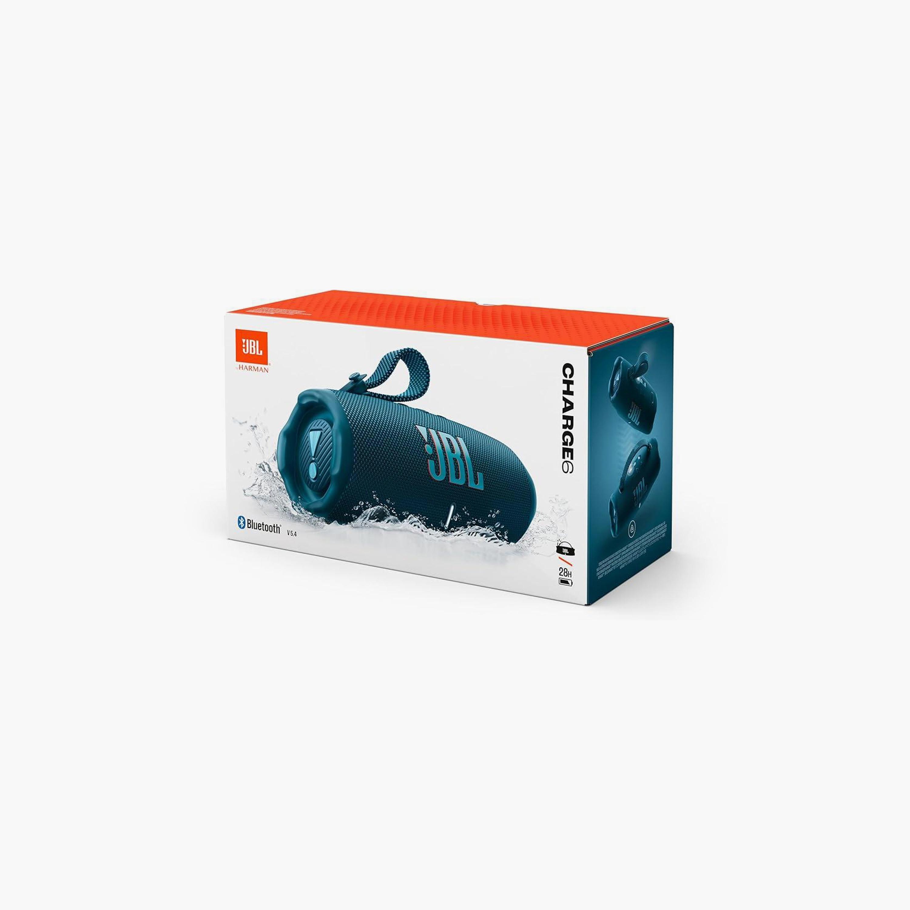 JBL Charge Portable Waterproof Drop-Proof Bluetooth Speaker with Power Bank Blue JBLCHARGE6BLU-electronics-speakers-image-2