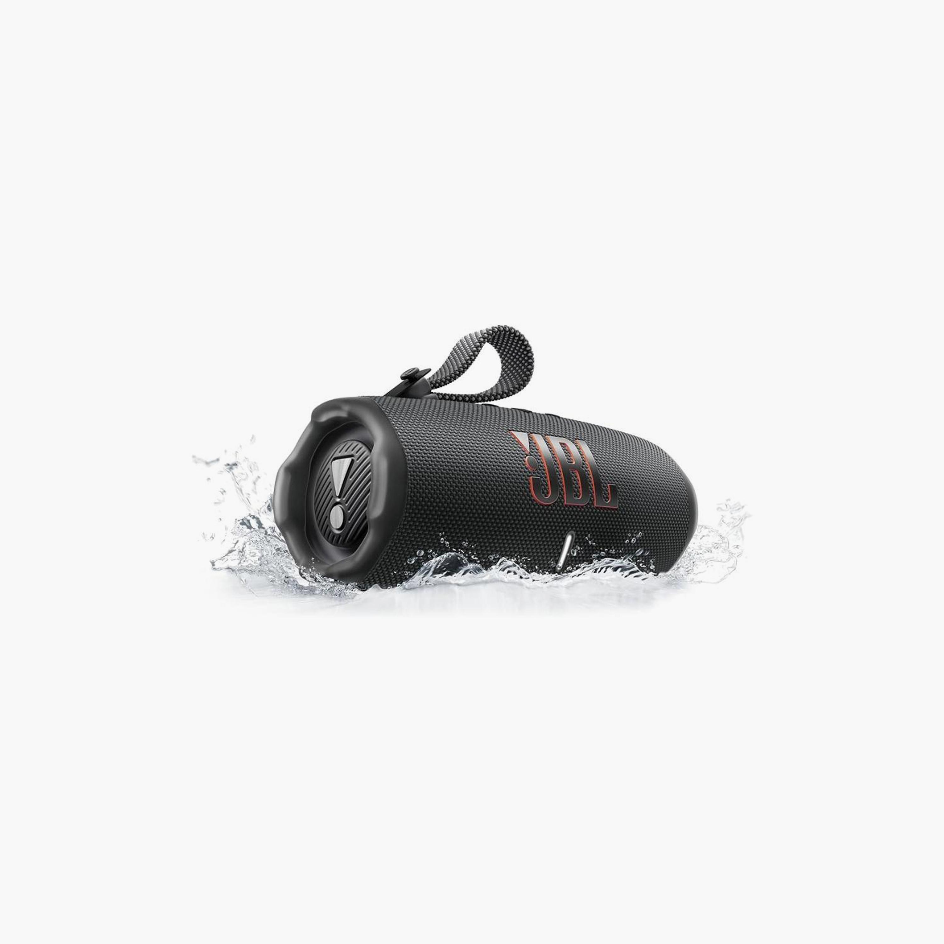 مكبر صوت بلوتوث محمول مقاوم للماء والصدمات مع باور بانك أسود جي بي إل تشارج | JBLCHARGE6BLK-electronics-speakers-image-1