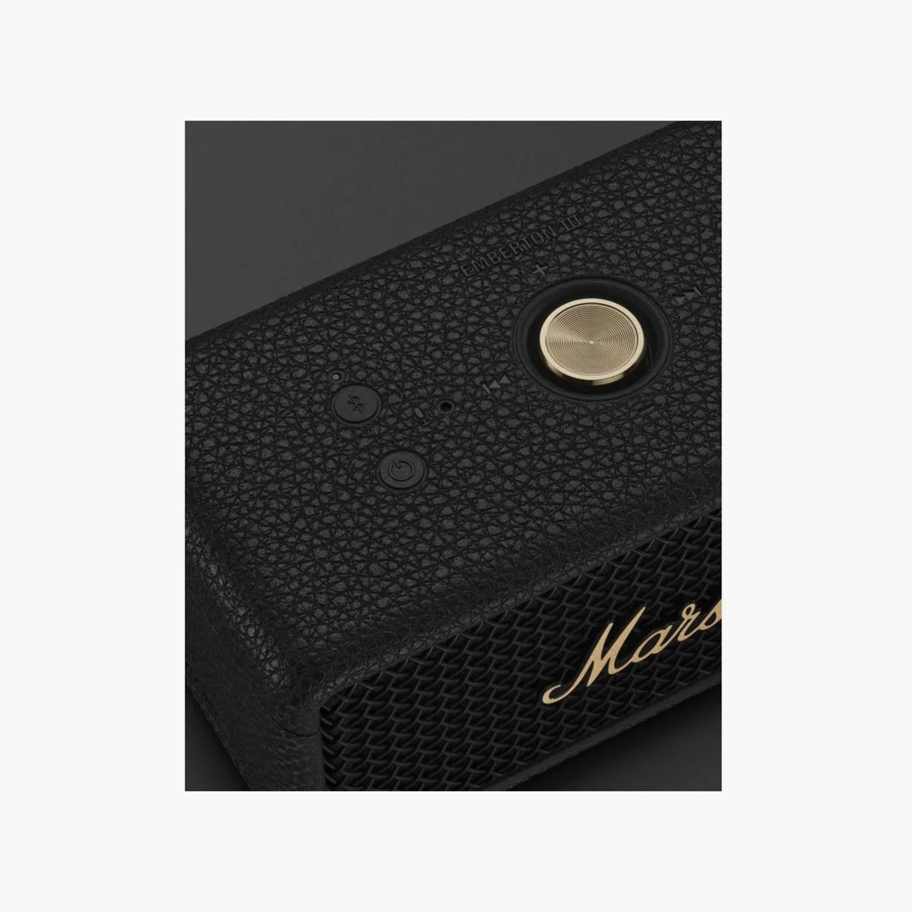 مكبر صوت بلوتوث مارشال | EMBERTON III BLACK & BRASS-electronics-speakers-image-2