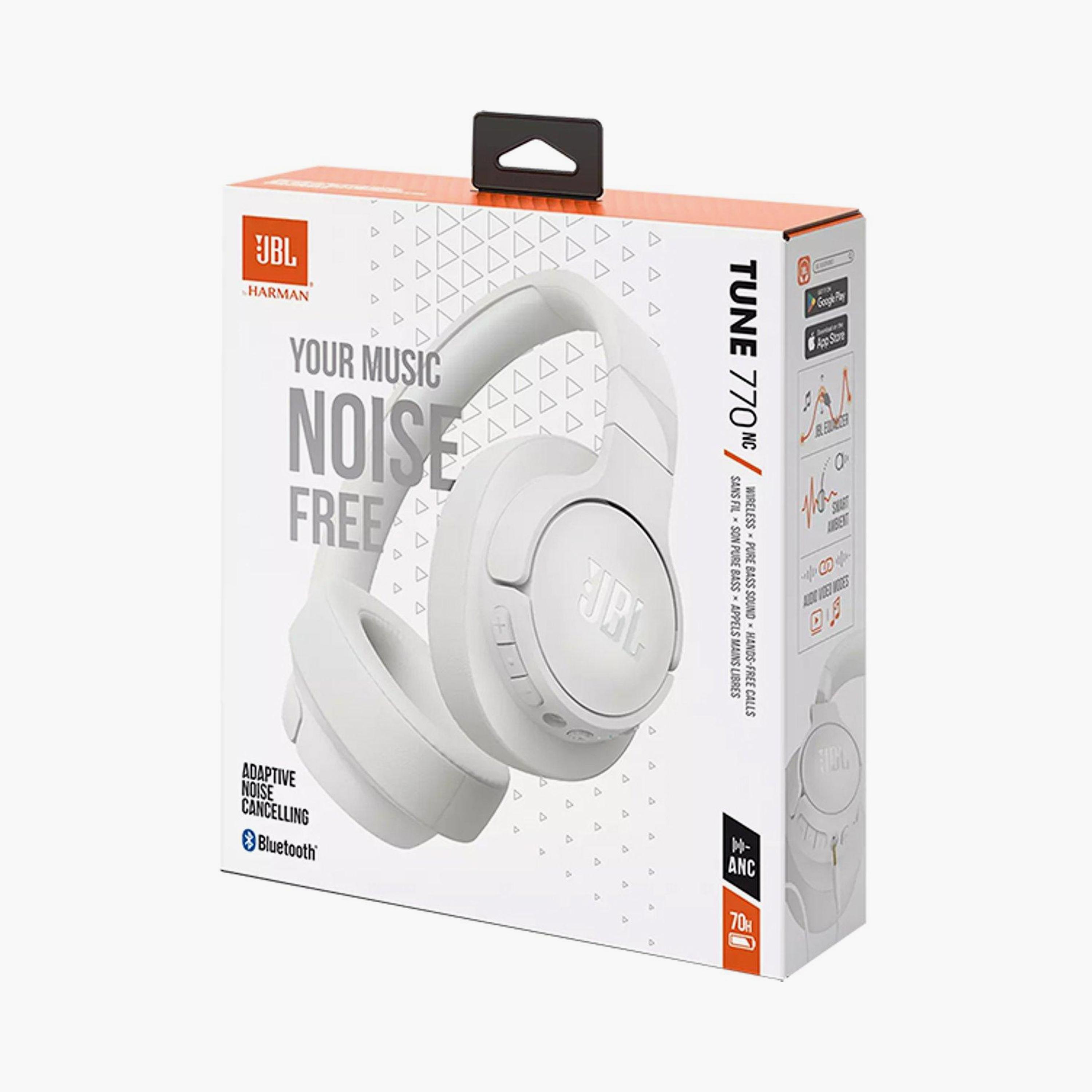 JBL Wireless Over Ear Headphones White | JBLT770NCWHT-electronics-headphonesandearphones-image-2