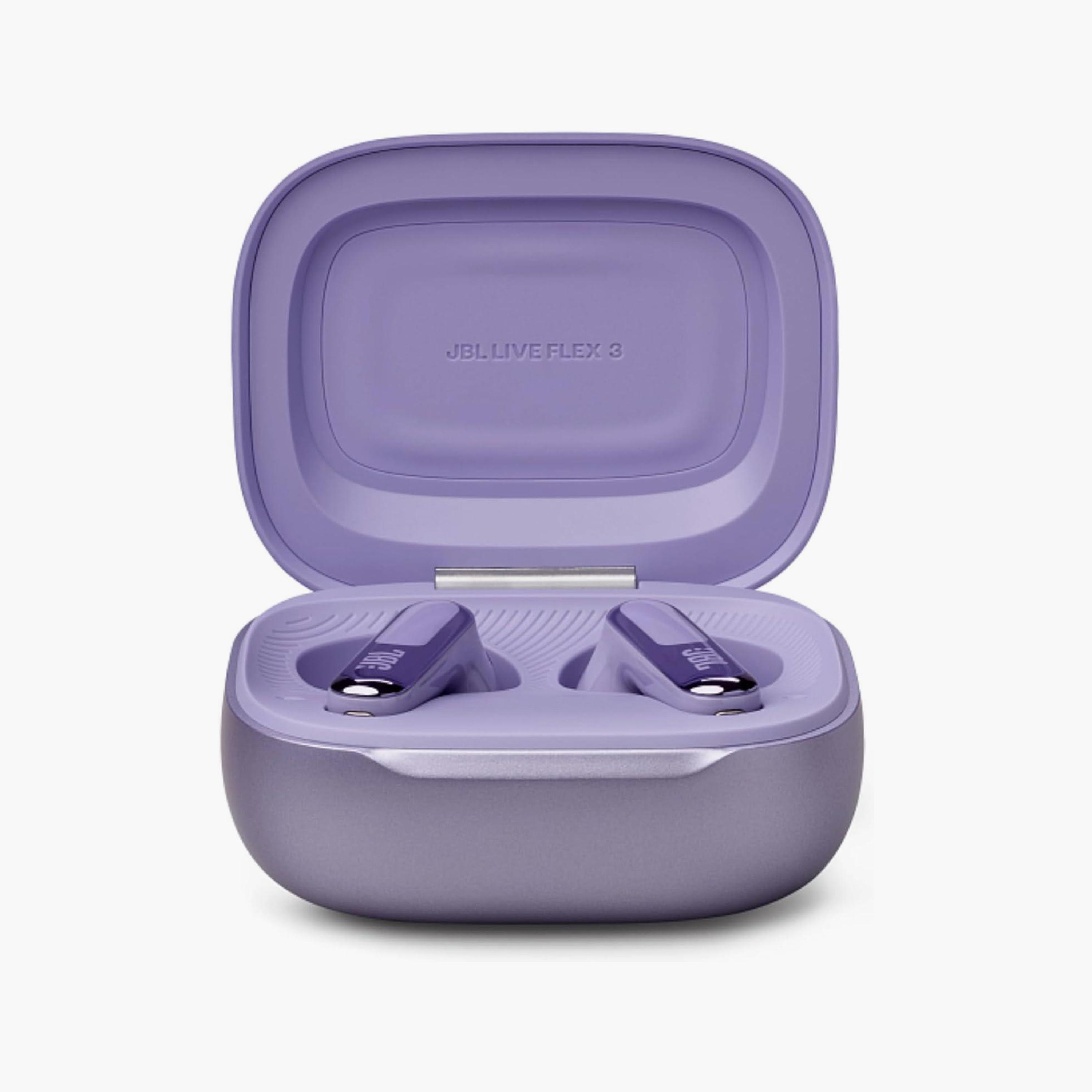 JBL Live Flex 3 True Wireless Noise Cancelling Open-Stick Earbuds Purple | JBLLIVEFLEX3PUR-electronics-headphonesandearphones-image-5