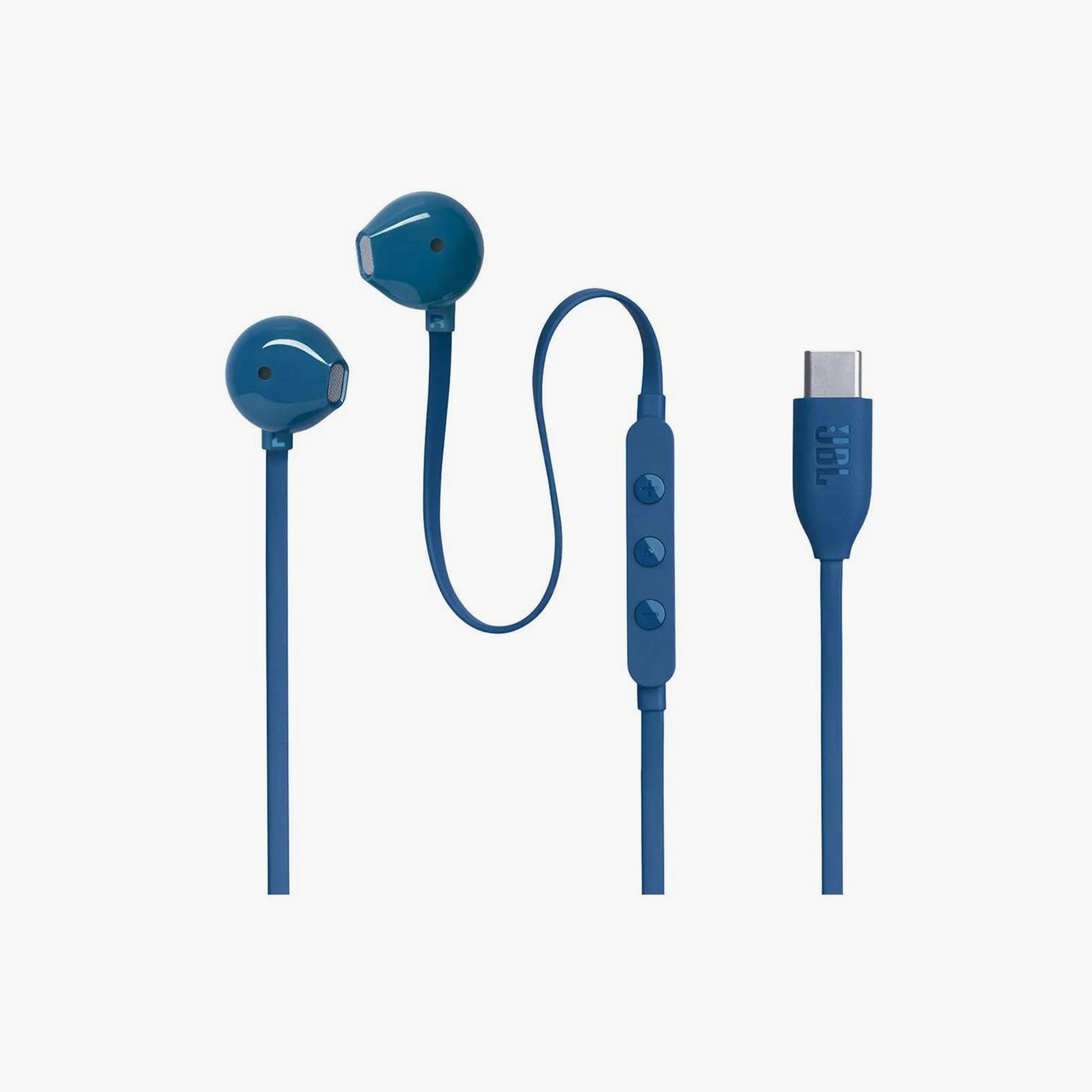 JBL Tune 305C Wired In Ear Earphones Blue | JBLT305CBLU-electronics-headphonesandearphones-image-3