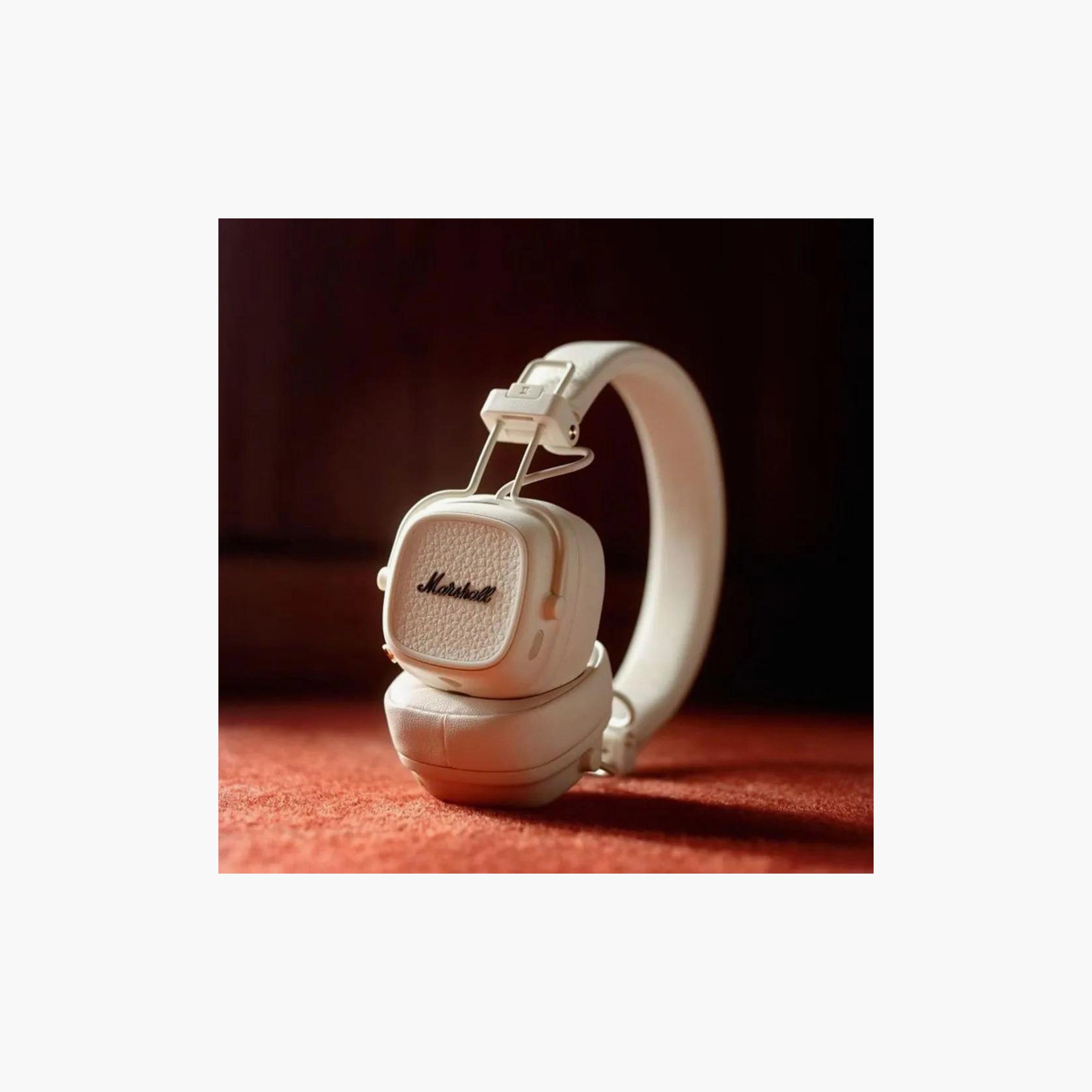 Marshall Major V Wireless On Ear Headset Cream | MAJOR V CREAM-electronics-headphonesandearphones-image-2
