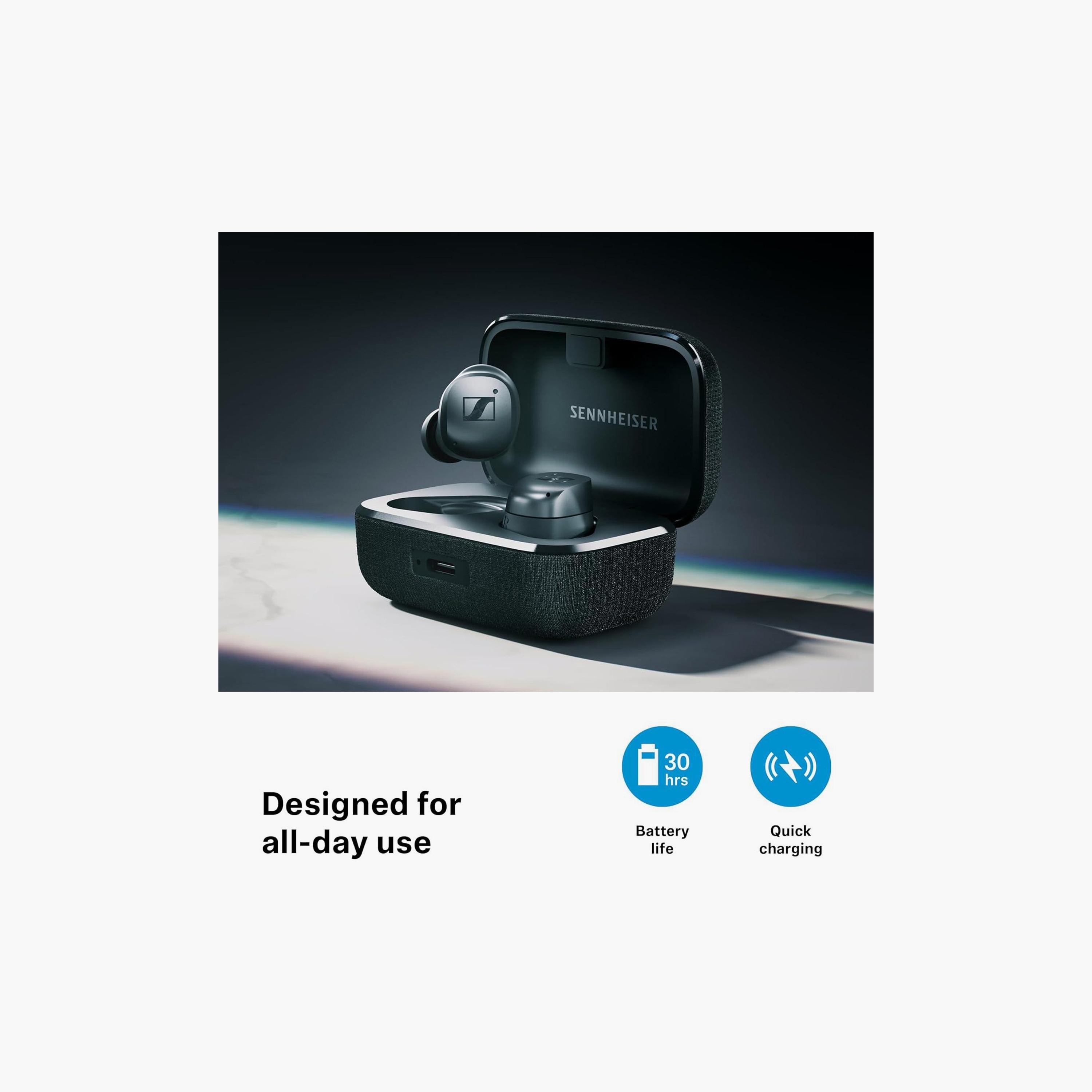 Sennheiser Momentum 4 True Wireless Earbuds Silver | SH-M4-TWS4-SLV-electronics-headphonesandearphones-image-5