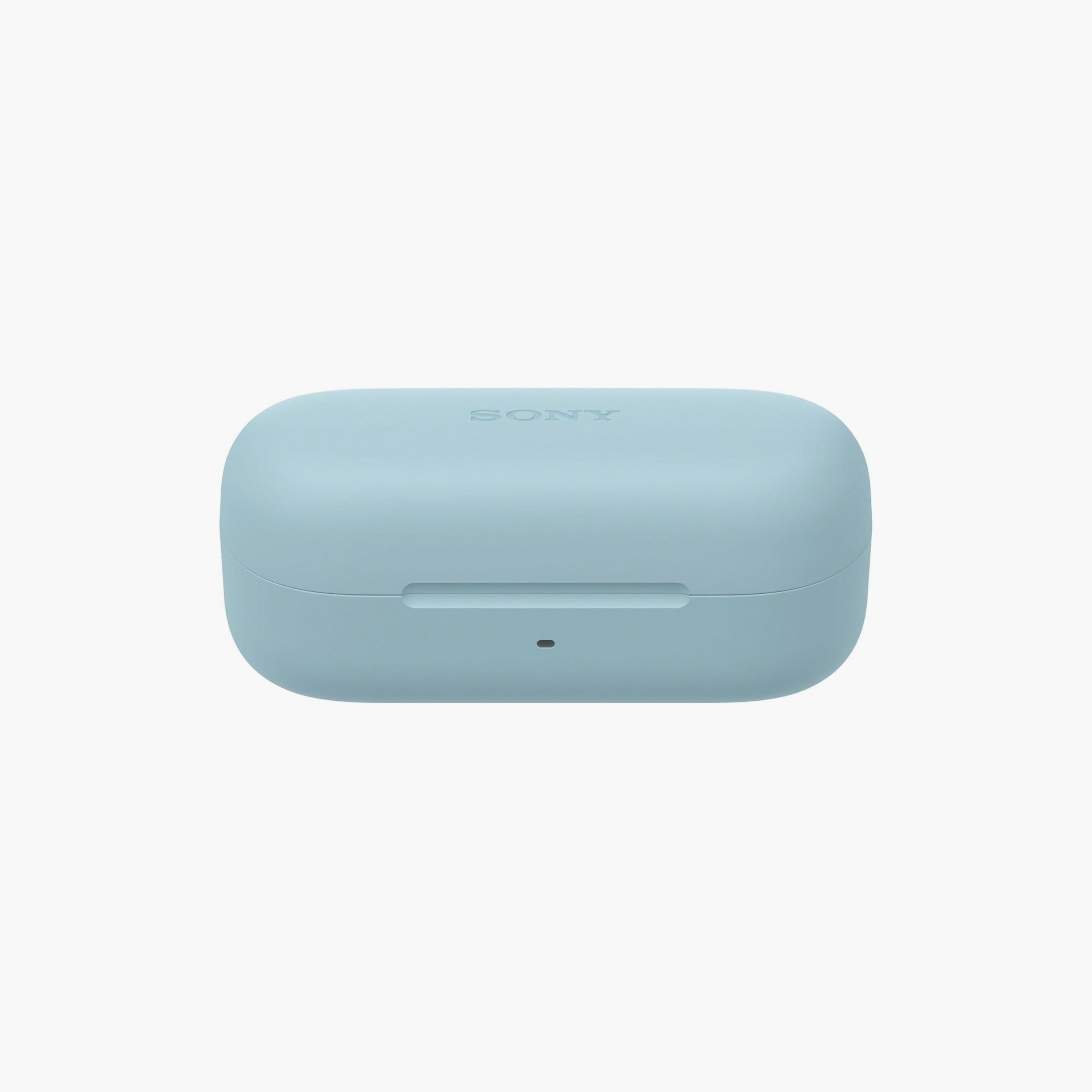 سماعات أذن بلوتوث لاسلكية حقيقية سوني أزرق | WFC510/L-electronics-headphonesandearphones-image-4