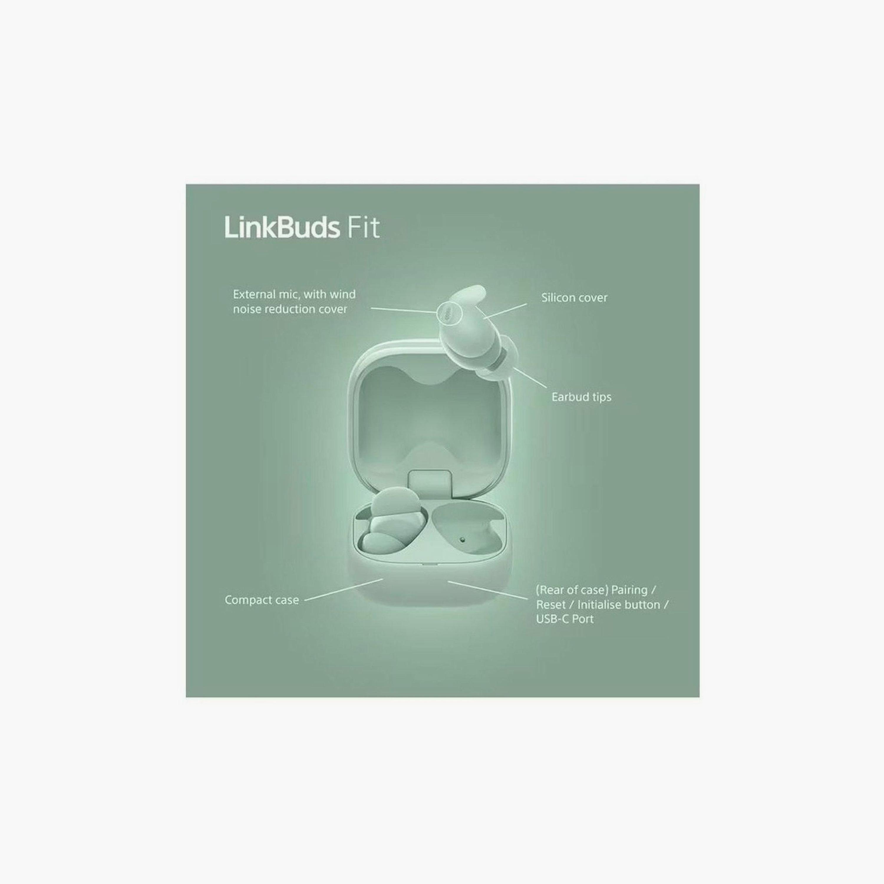 سماعات أذن لاسلكية حقيقية سوني لينك بدز فيت أخضر | WFLS910G-electronics-headphonesandearphones-image-3