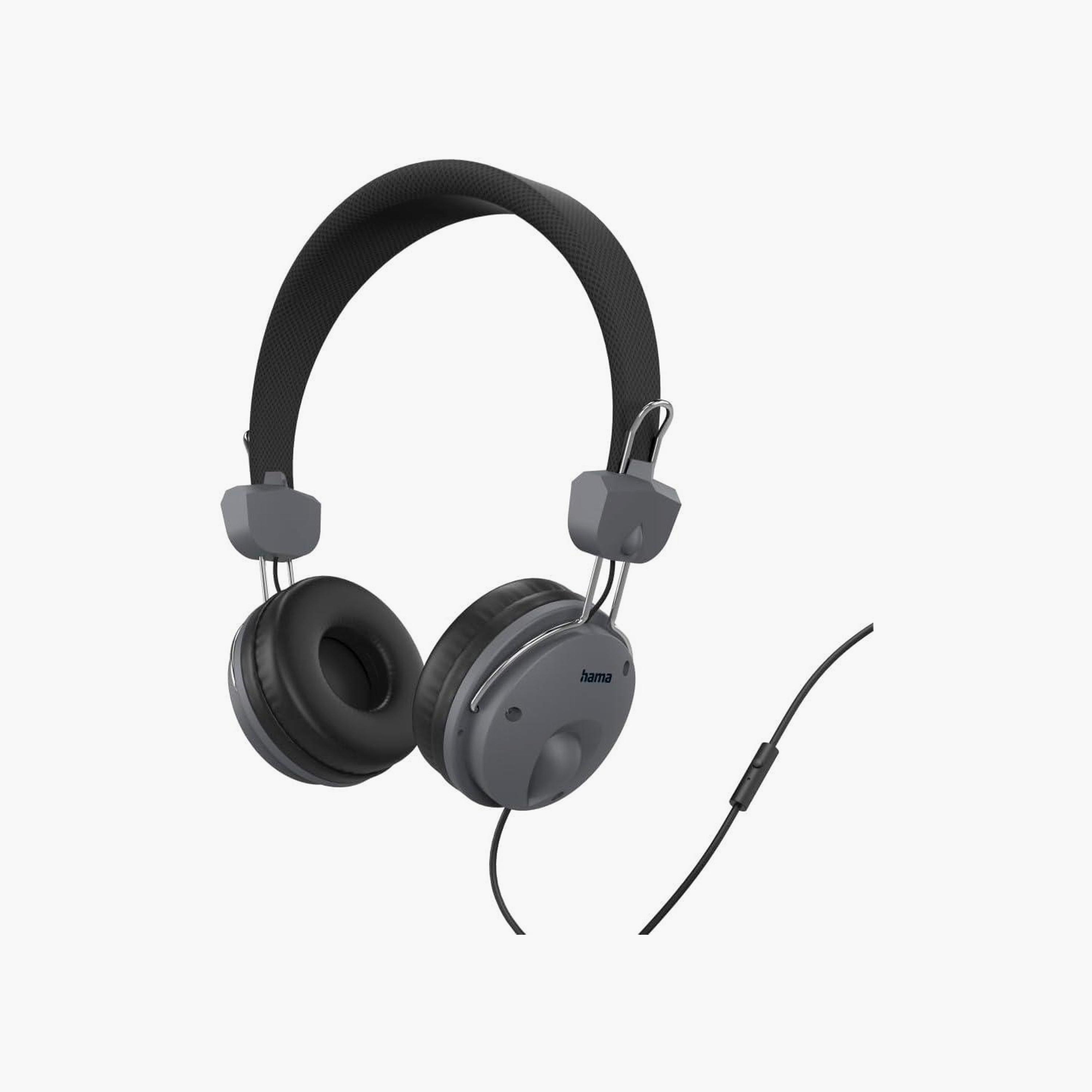 Hama One Size Fun Hi-Fi On-Ear Corded Headphones Black | 184145-electronics-headphonesandearphones-image-1