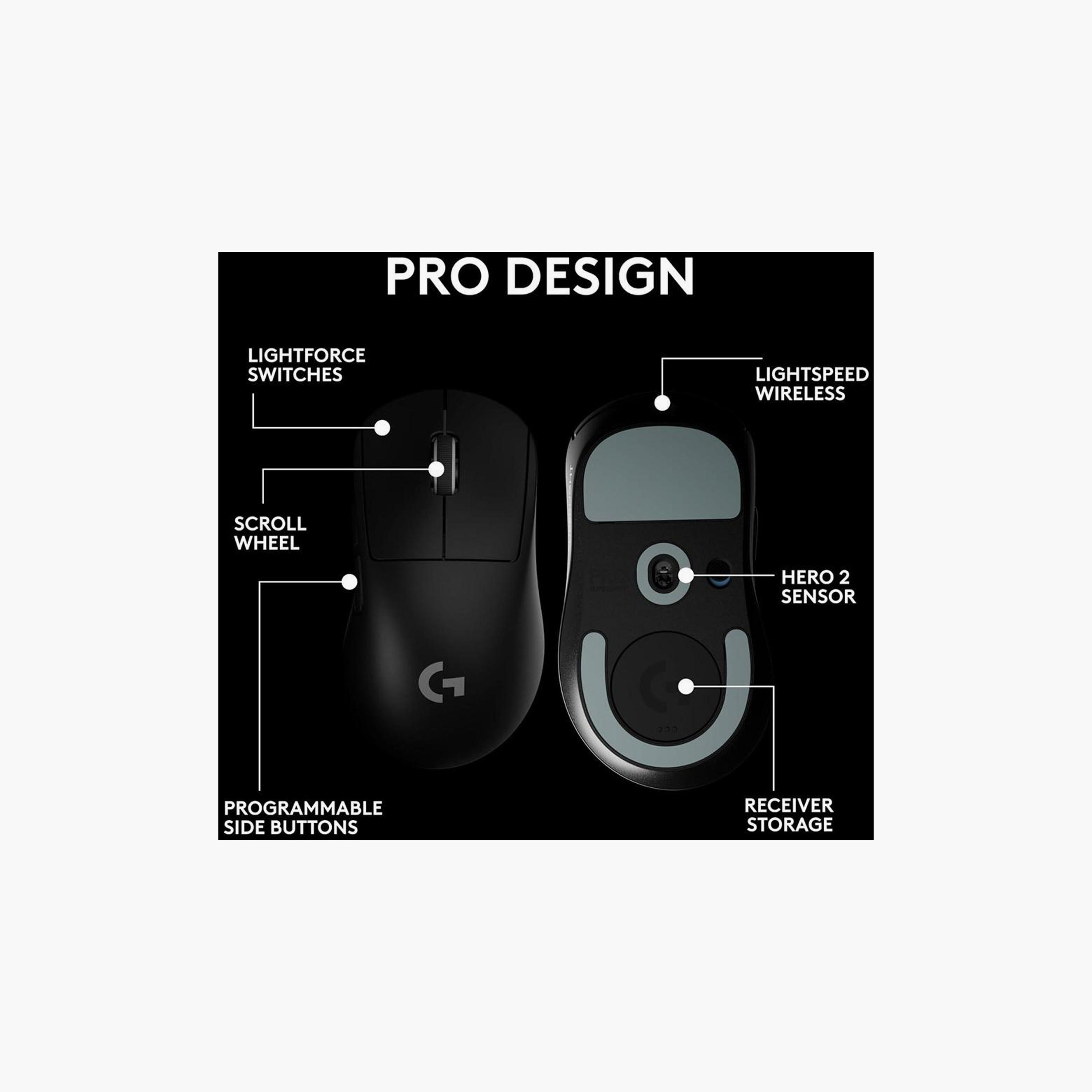Logitech G Pro X Superlight 2 Dex Lightspeed Wireless Gaming Mouse Black | 910-007358-electronics-accessories-computeraccesories-image-8