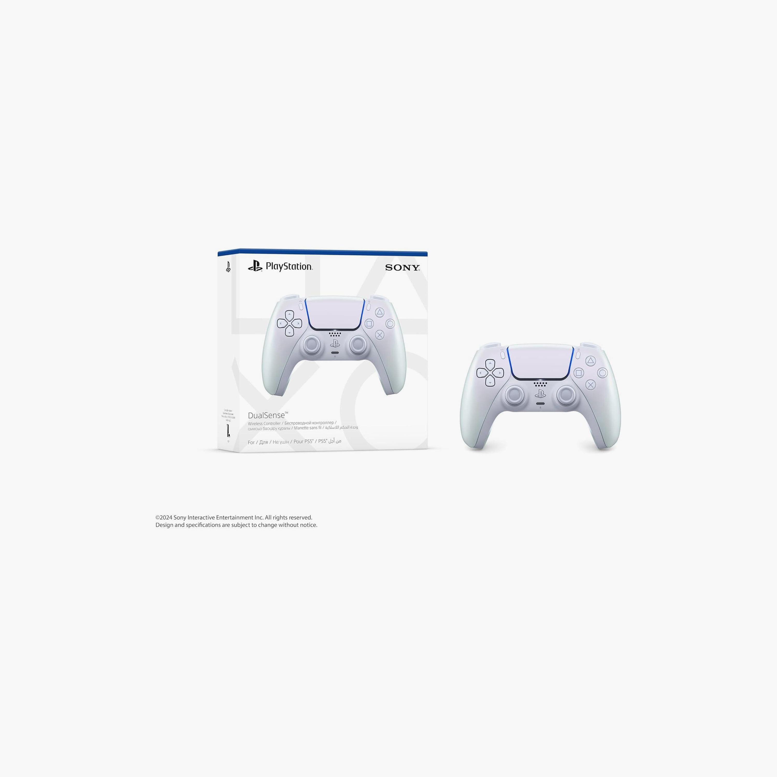 وحدة تحكم لاسلكية سوني بلاي ستيشن 5 ديوال سينس لؤلؤي كرومي | CFIZCT1W12X-electronics-gamesandconsoles-image-3