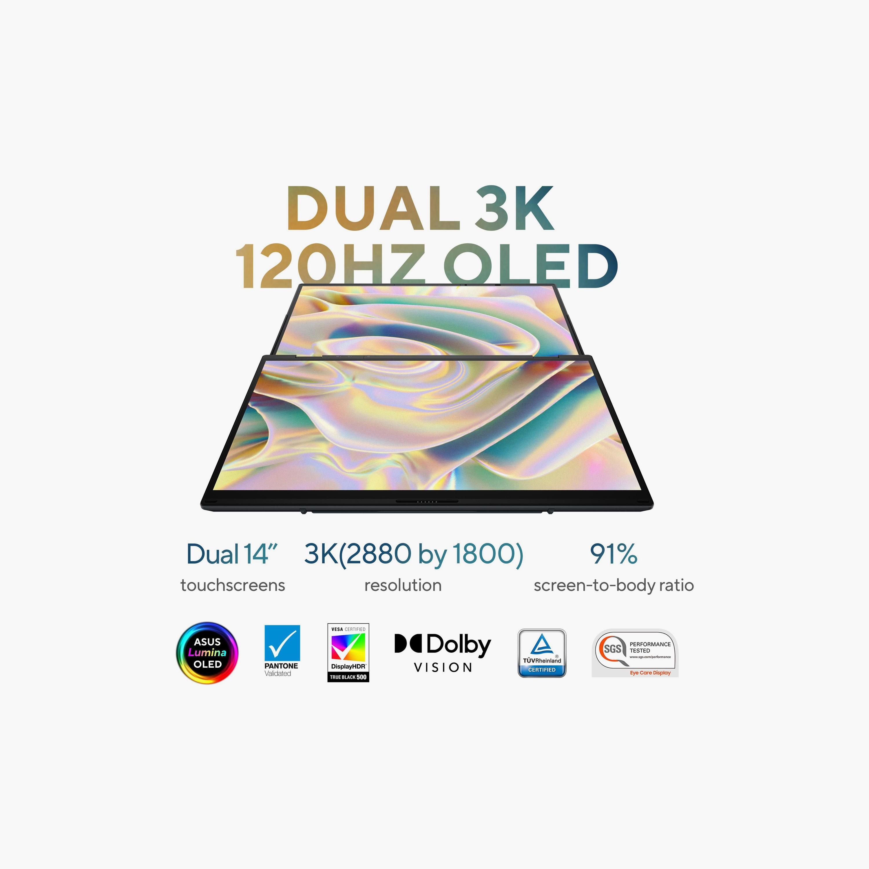 أسوس زينبوك ديو 2025 ألترا بوك الجيل2 إنتل كور ألترا 9-285H شاشة 14" 3K SSD 2 تيرا ذاكرة 32 جيجا-electronics-laptops-image-8