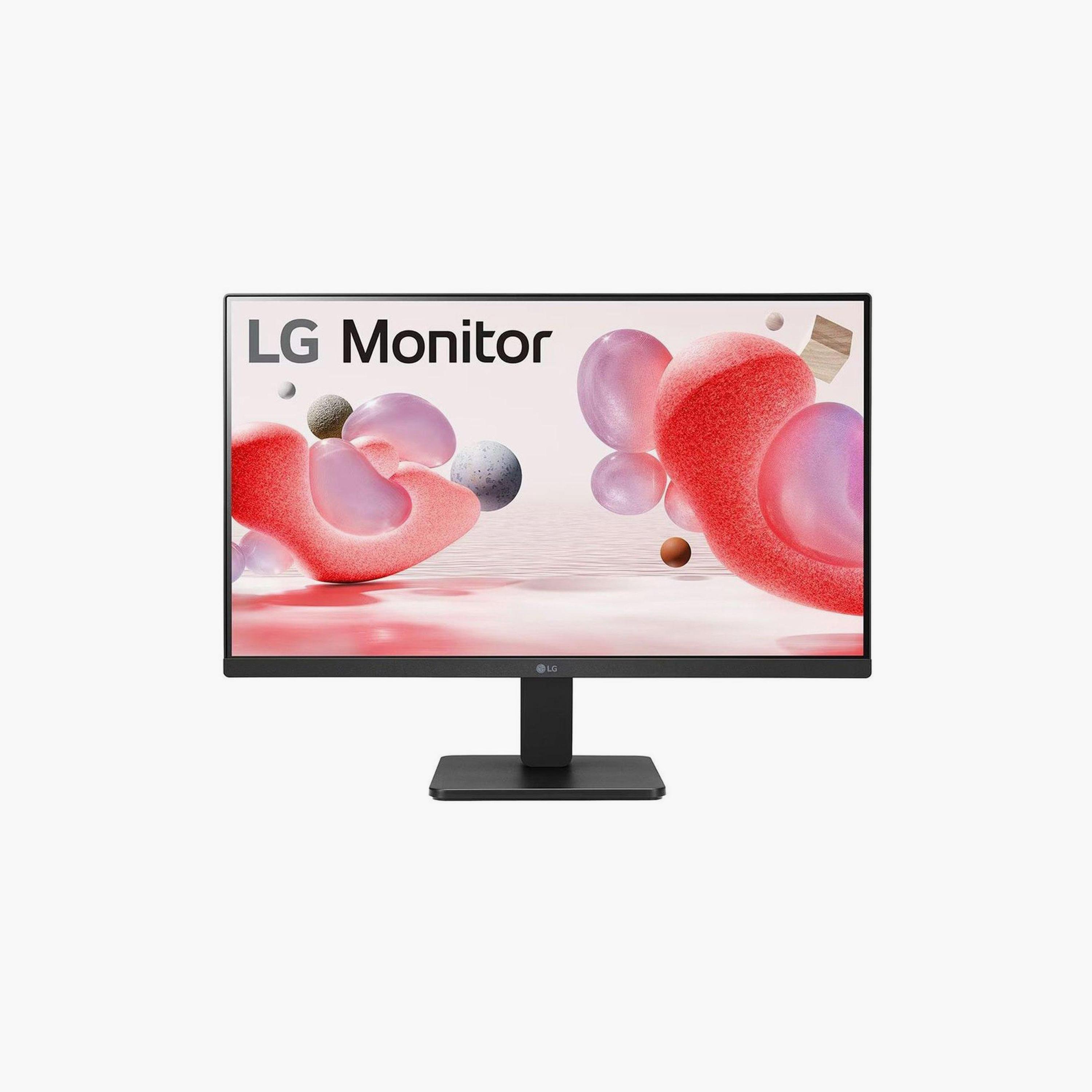شاشة إل جي 24" FHD IPS ثلاثية الجوانب بدون حواف 100 هرتز مع تقنية فري سينك | LG-24MR400-B-electronics-accessories-computeraccesories-image-1