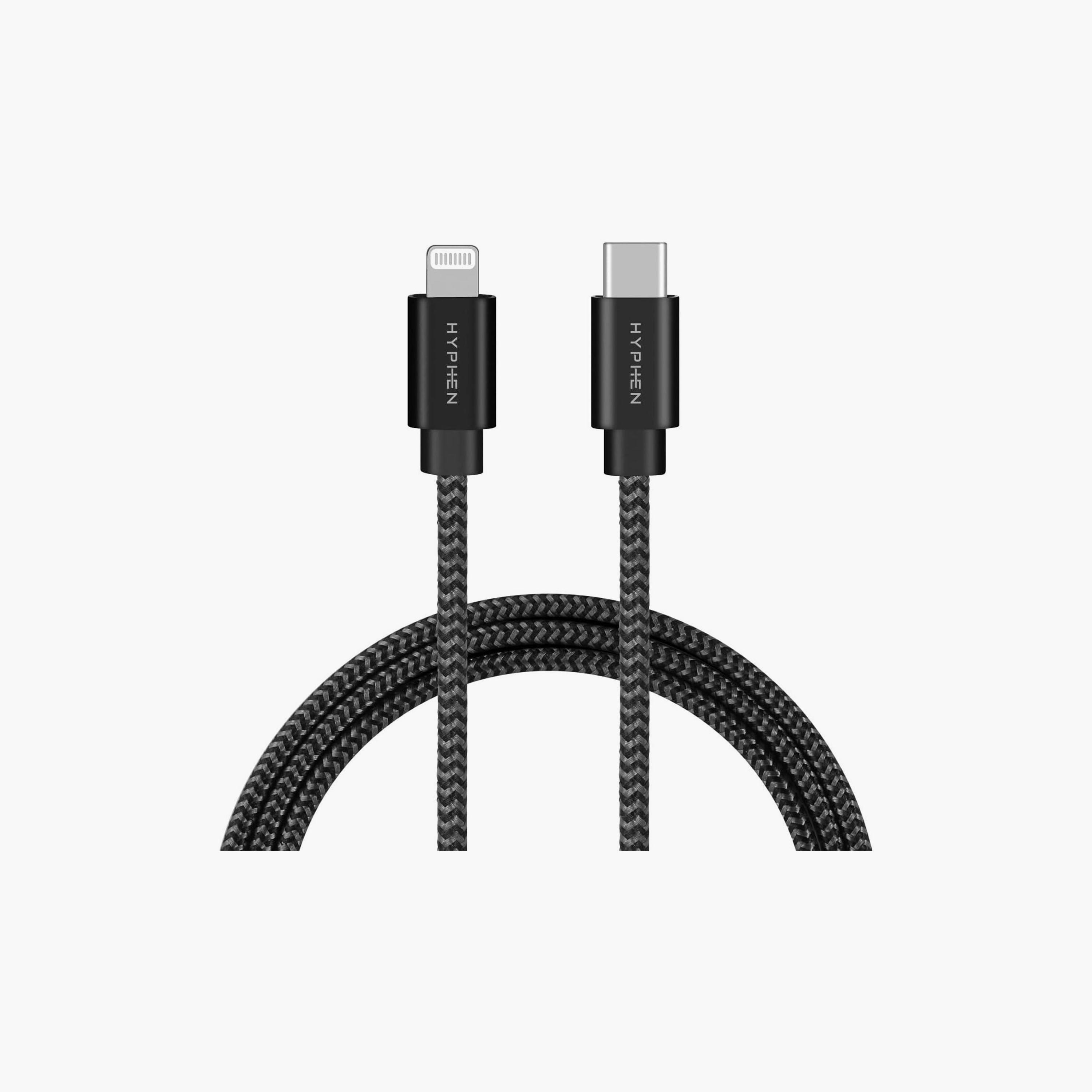 Hyphen Type-C Fast Charging Cable 1M – Braided, Durable, Supports PD Fast Charge & Sync-electronics-accessories-mobileaccesories-image-1
