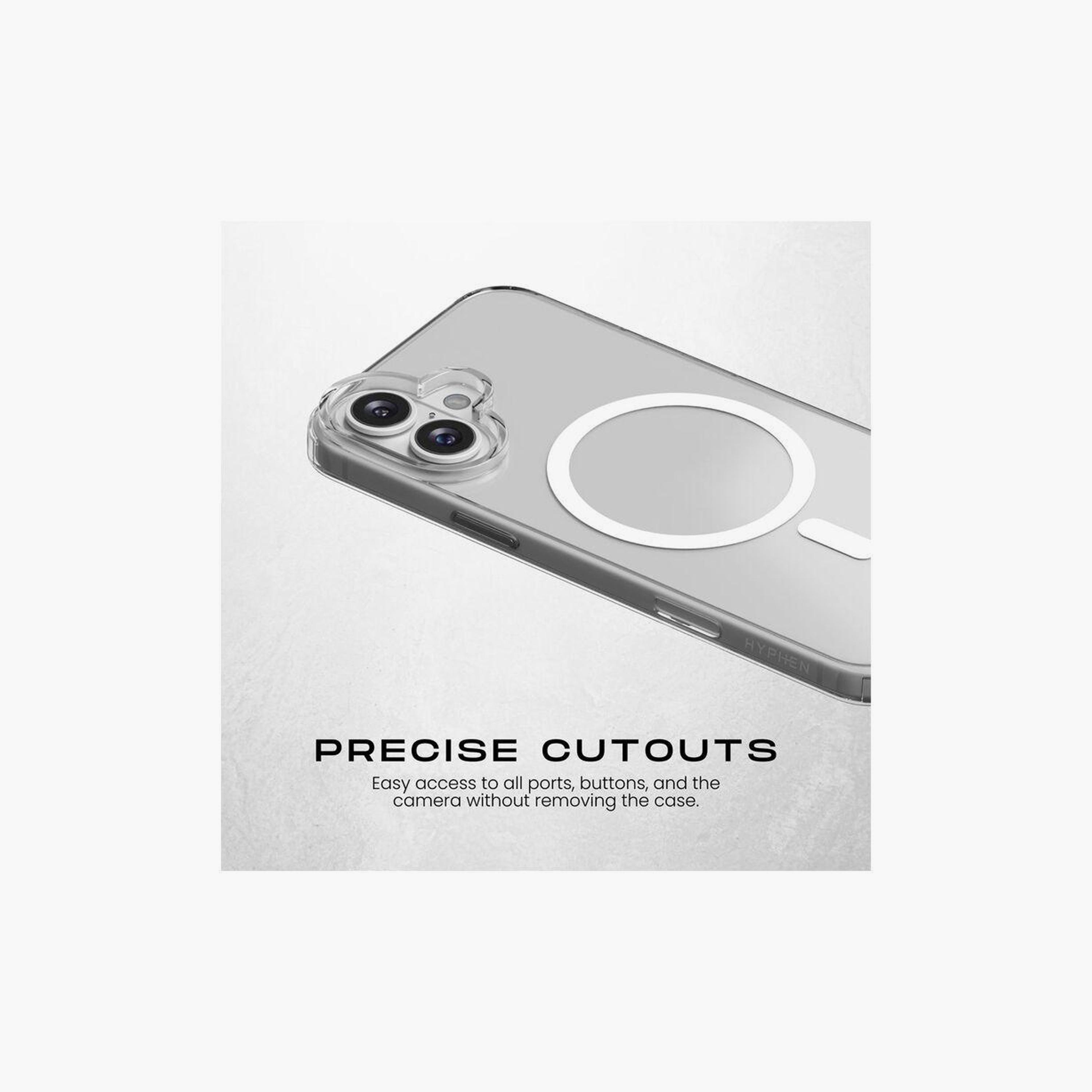 جراب آير ماج سيف شفاف مقاوم للصدمات بدرجة عسكرية لهاتف آيفون 16 هايفن | HPC-MC162370-electronics-accessories-mobileaccesories-image-4