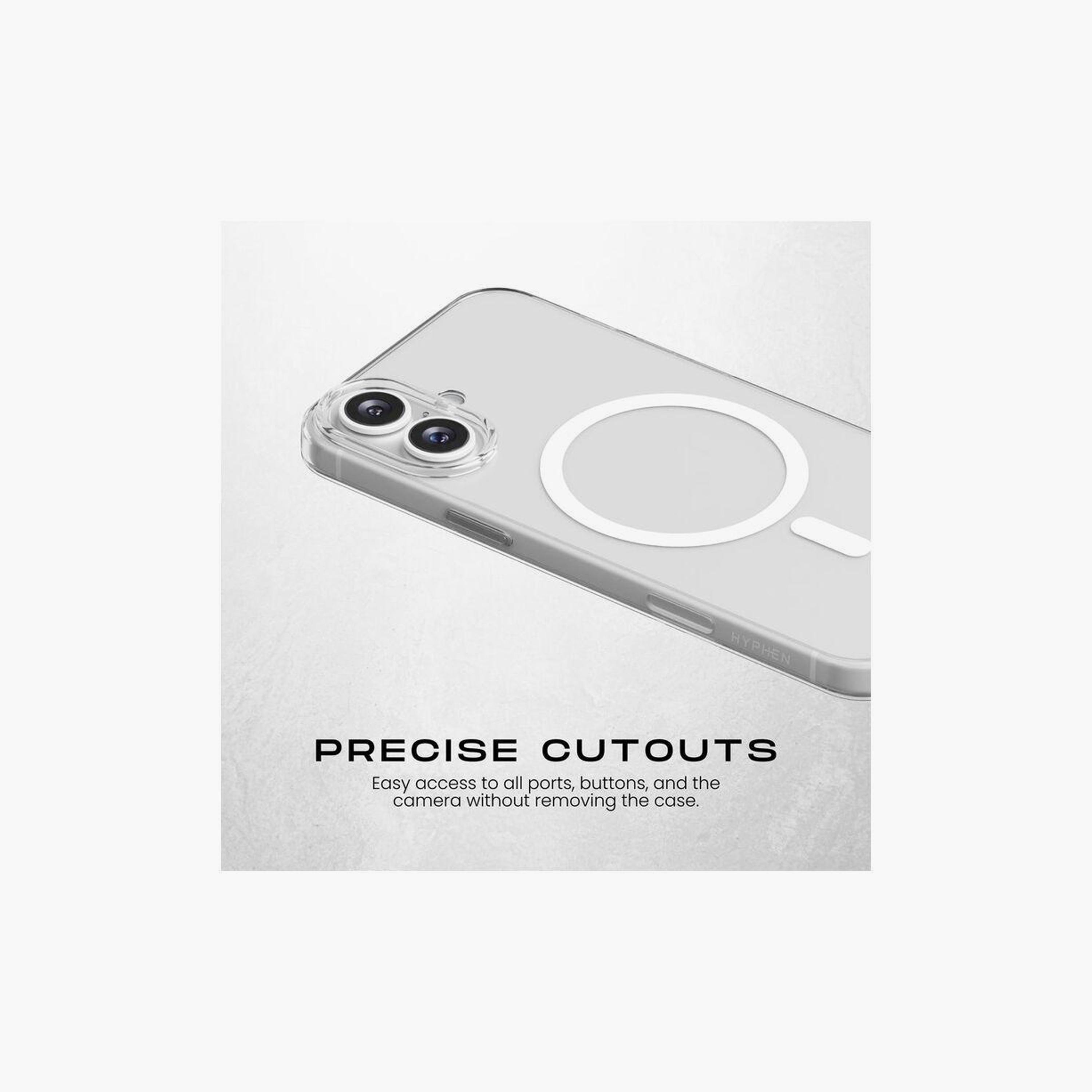Hyphen Lucd Crystal Clear MagSafe Case for iPhone 16 Anti-Yellowing Technology | HPC-ML162455-electronics-accessories-mobileaccesories-image-5