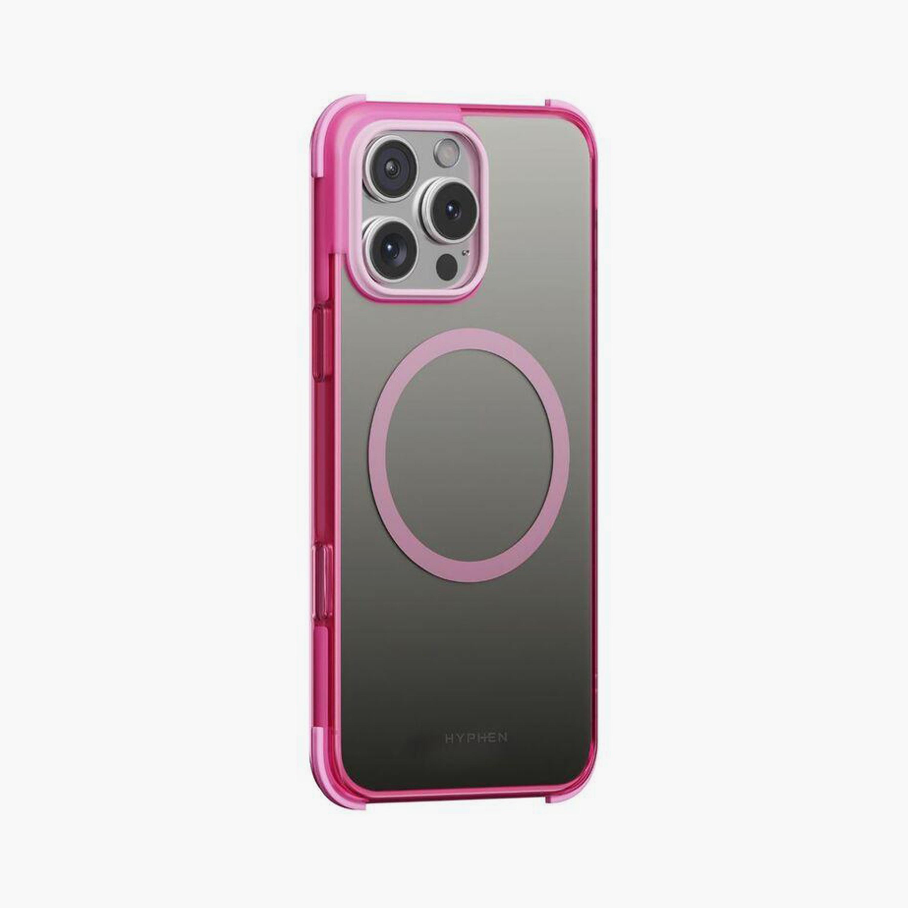 Hyphen Hues Bumper MagSafe Case for iPhone 16 Pro Pink | HPC-NPK16PR2639-electronics-accessories-mobileaccesories-image-2