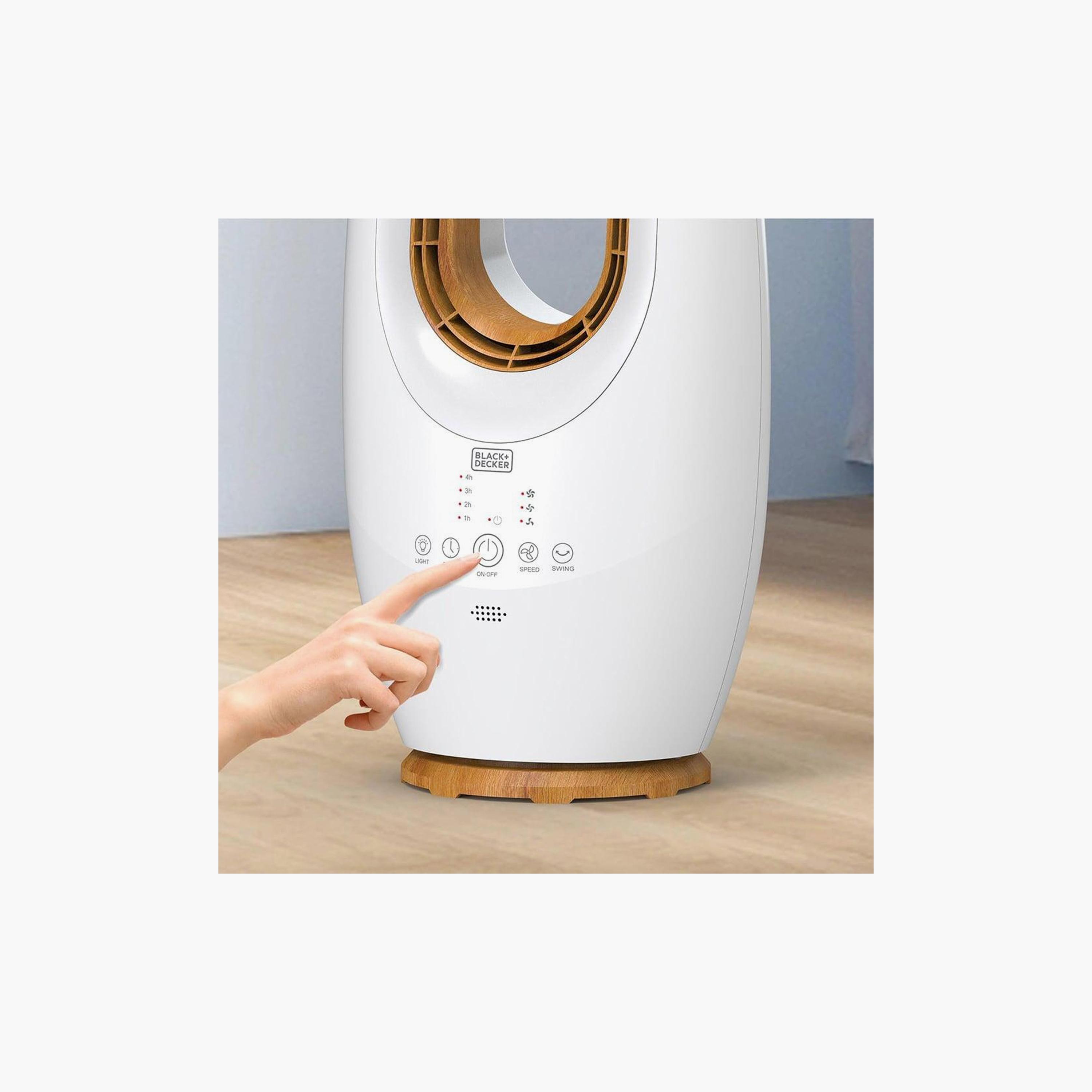 BLACK+DECKER Bladeless Fan White | BD-FBL58-B5-household-appliances-homeappliances-fans-image-2