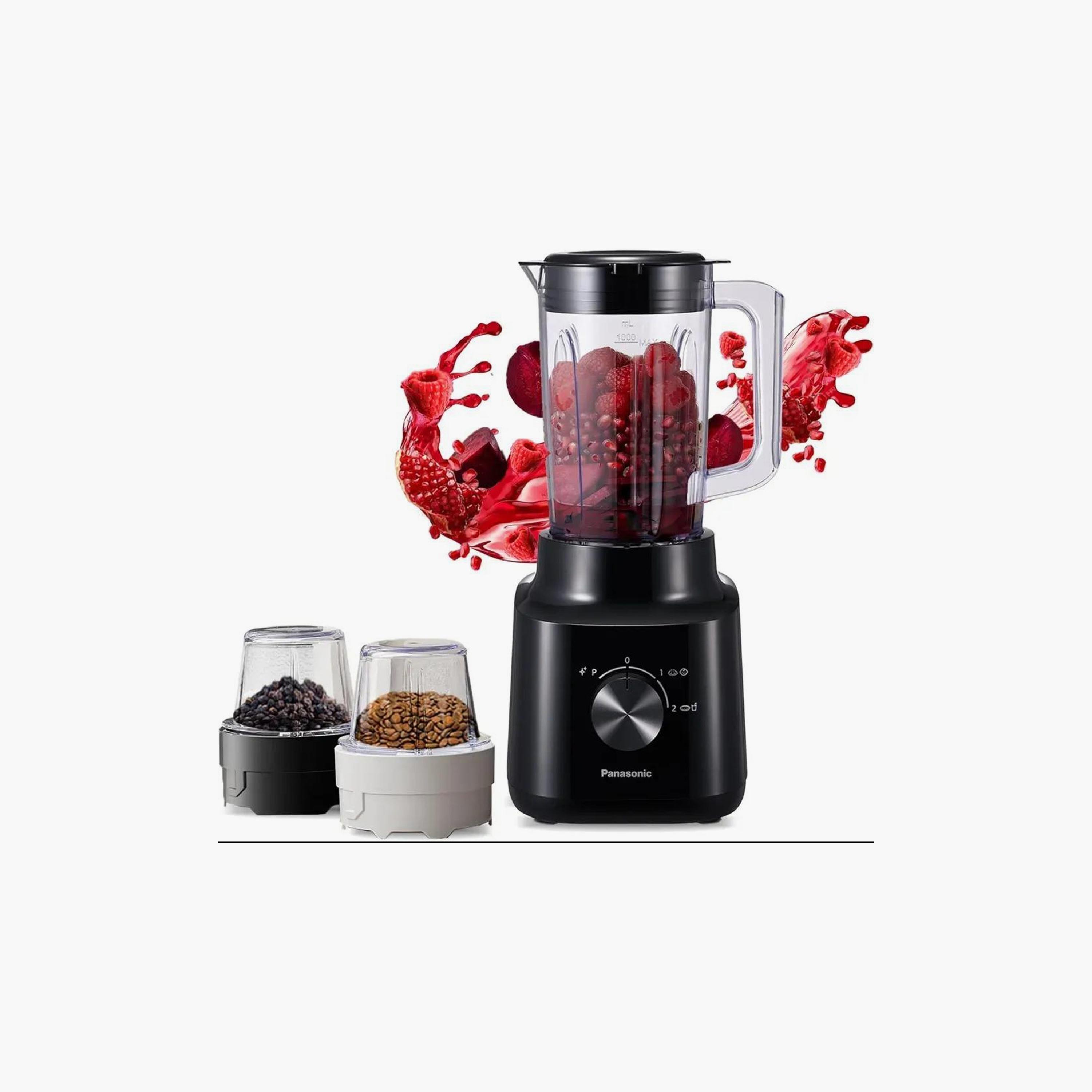 Panasonic 450W Motor Blender - Curved Stainless Steel Blade for Smooth Blending | MX-CP3121KTZ-household-appliances-kitchenappliances-blendersmixersandgrinders-image-2
