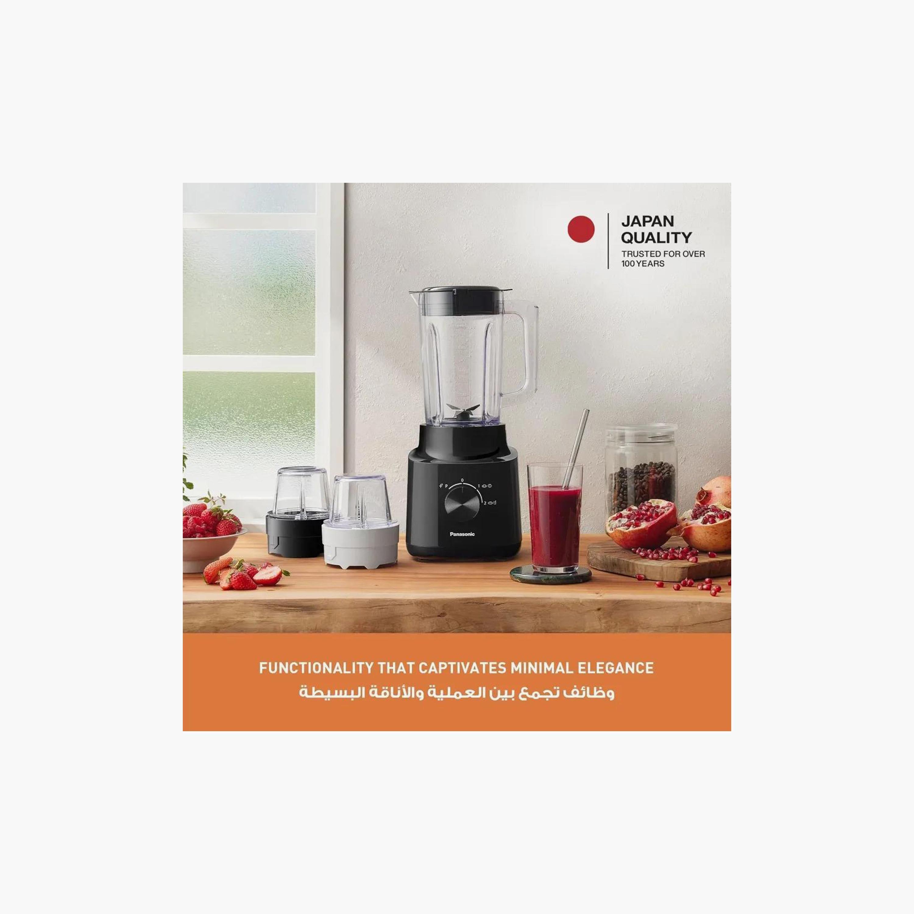Panasonic 450W Motor Blender - Curved Stainless Steel Blade for Smooth Blending | MX-CP3121KTZ-household-appliances-kitchenappliances-blendersmixersandgrinders-image-7