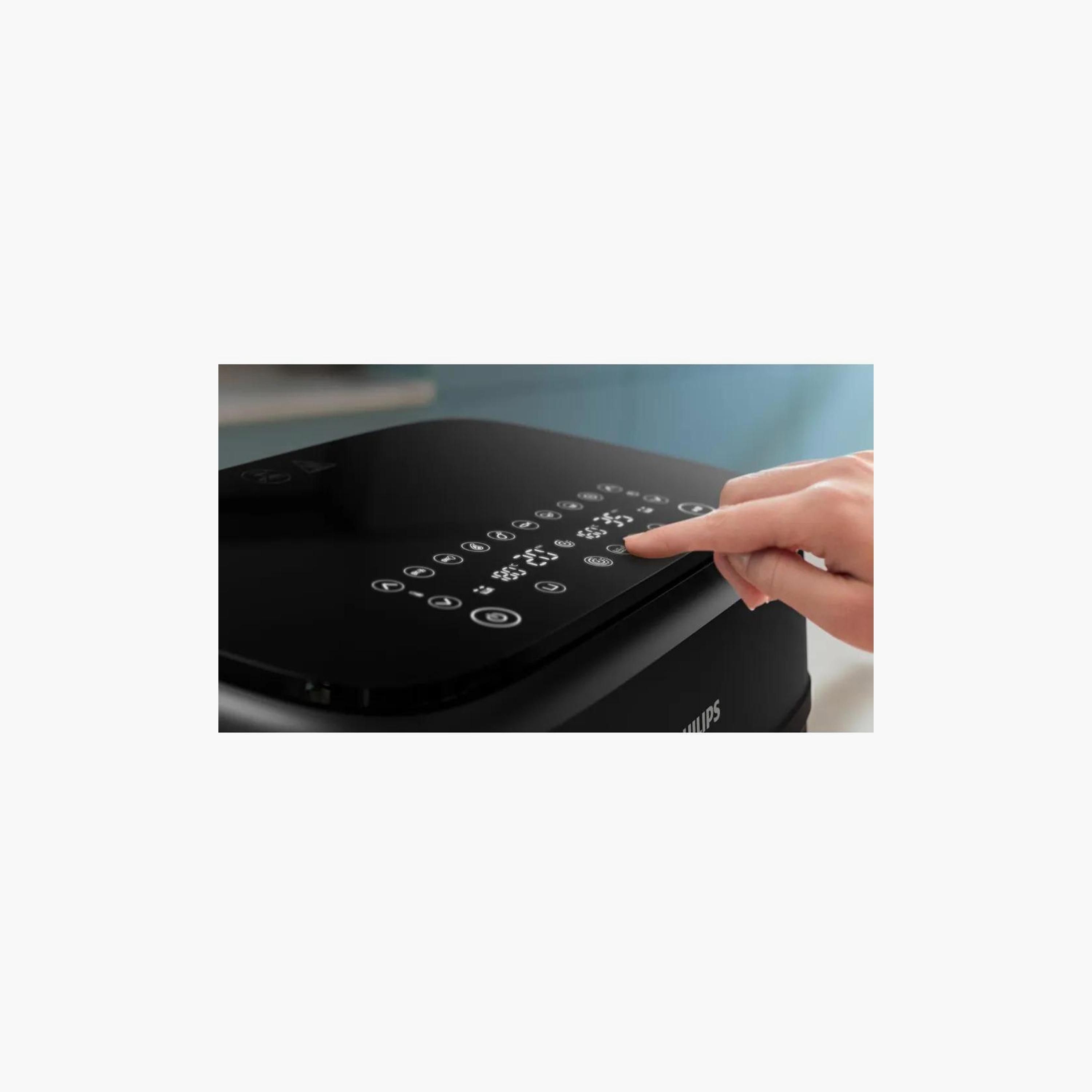 مقلاة هوائية بسلة مزدوجة فيليبس سلسلة 3000 | NA350/00-household-appliances-kitchenappliances-foodprocessors-image-4