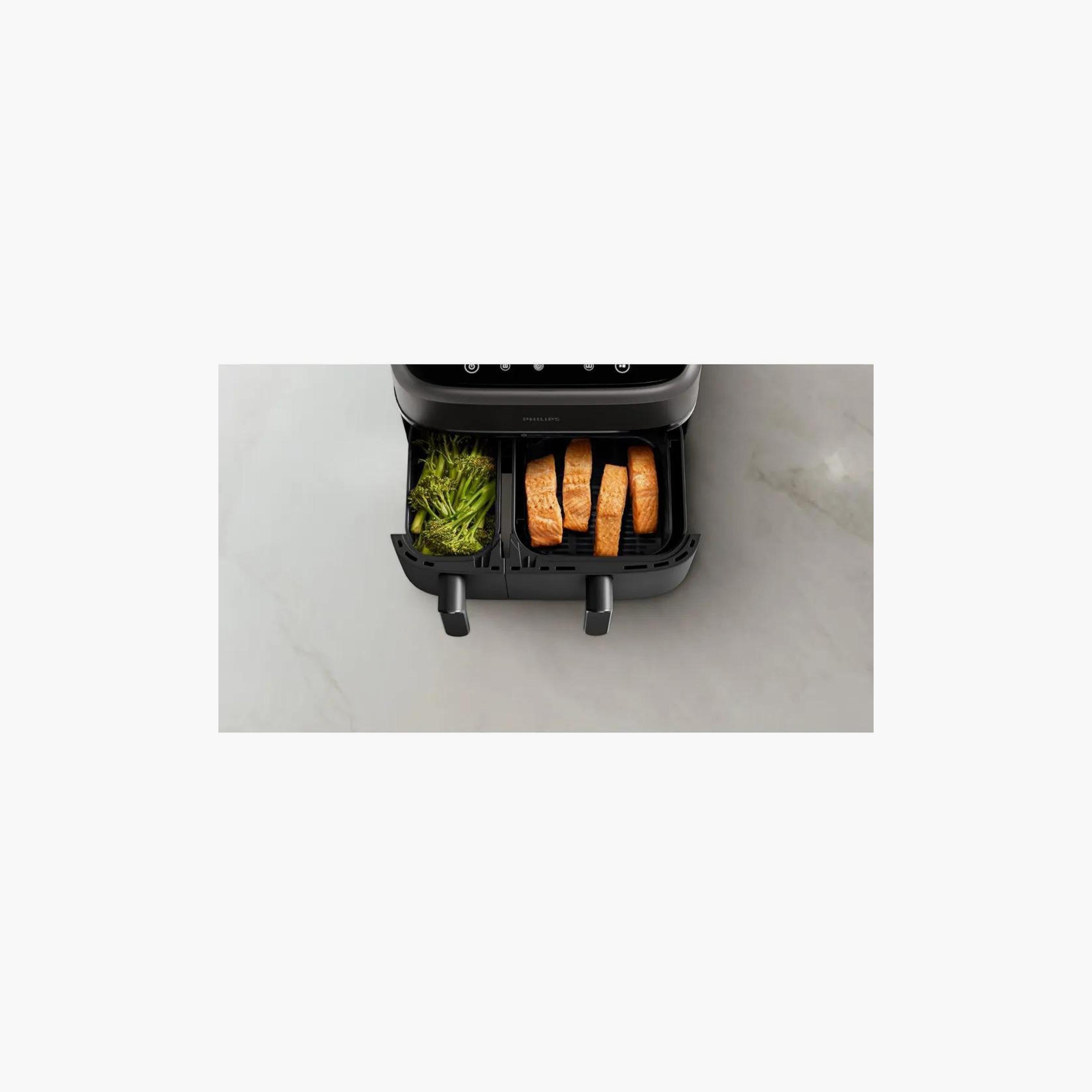 Philips Dual Basket Air Fryer 3000 Series | NA350/00-household-appliances-kitchenappliances-foodprocessors-image-5
