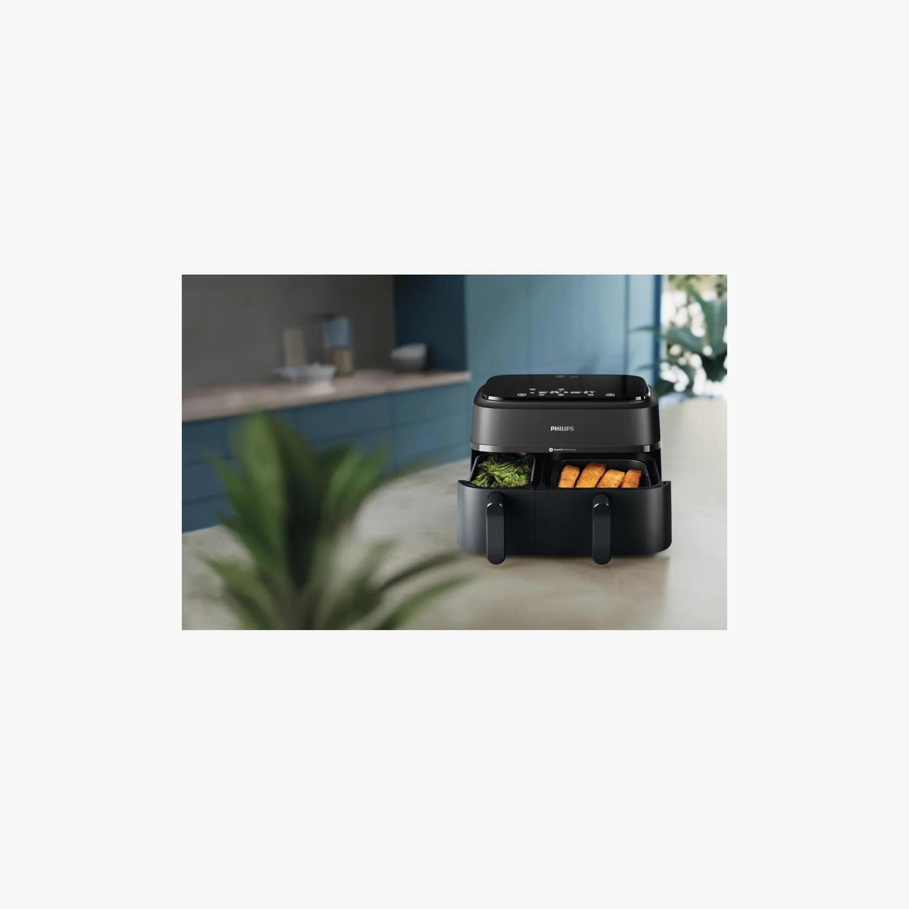 Philips Dual Basket Air Fryer 3000 Series | NA350/00-household-appliances-kitchenappliances-foodprocessors-image-7