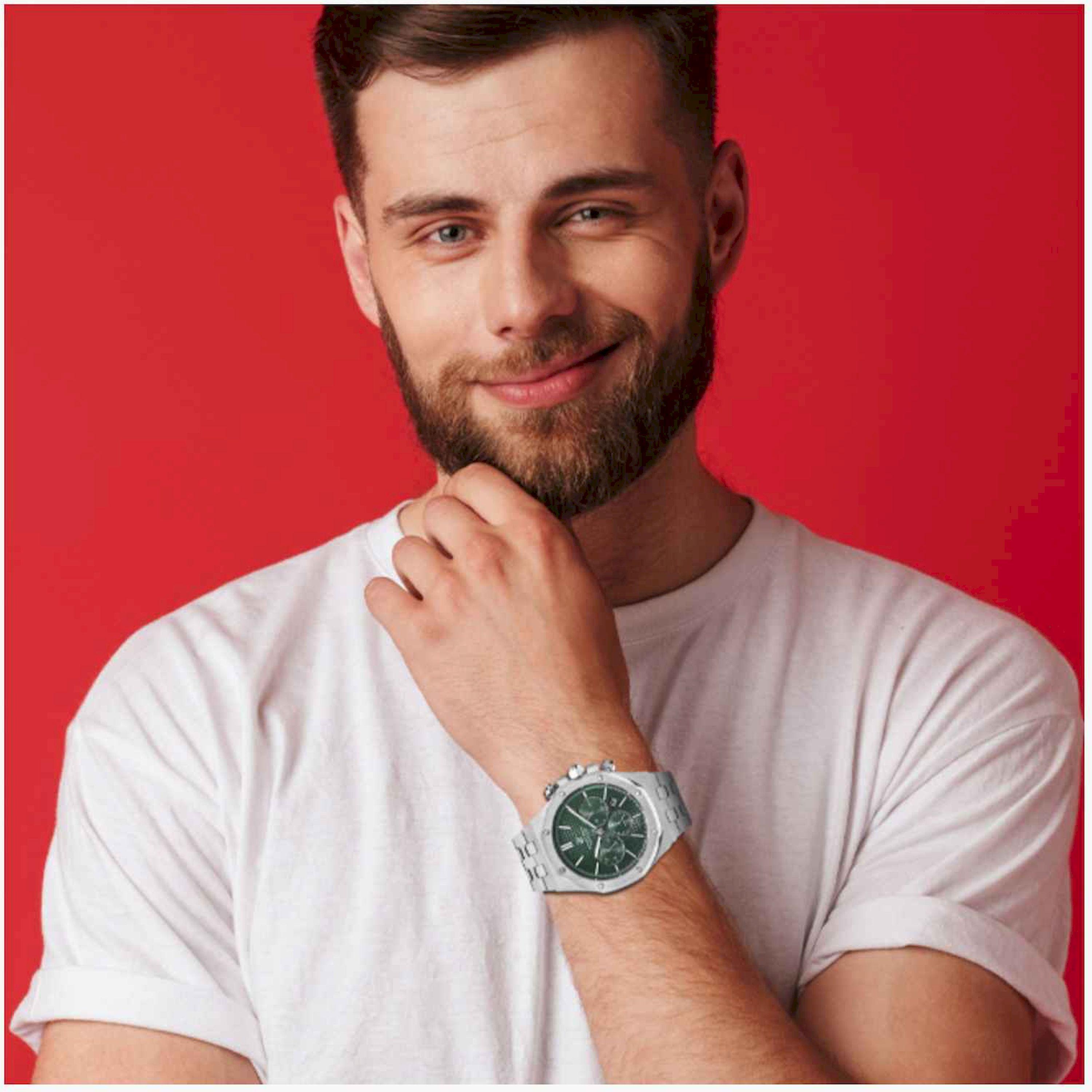 بيفرلي هيلز بولو كلوب- ساعة رجالية كرونوغراف معدنية لون فضي  42مم | BP3051X.370-men-watchesandjewellery-watches-image-5