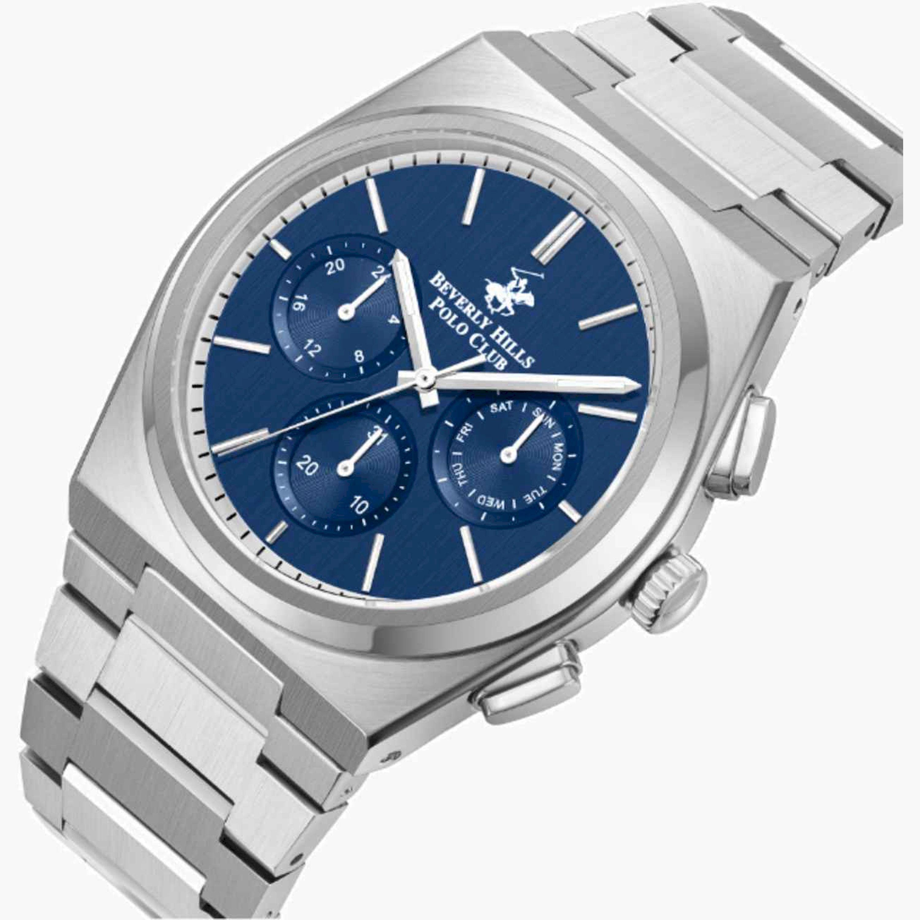 بيفرلي هيلز بولو كلوب- ساعة رجالية كرونوغراف معدنية لون فضي  43مم | BP3381X.390-men-watchesandjewellery-watches-image-2