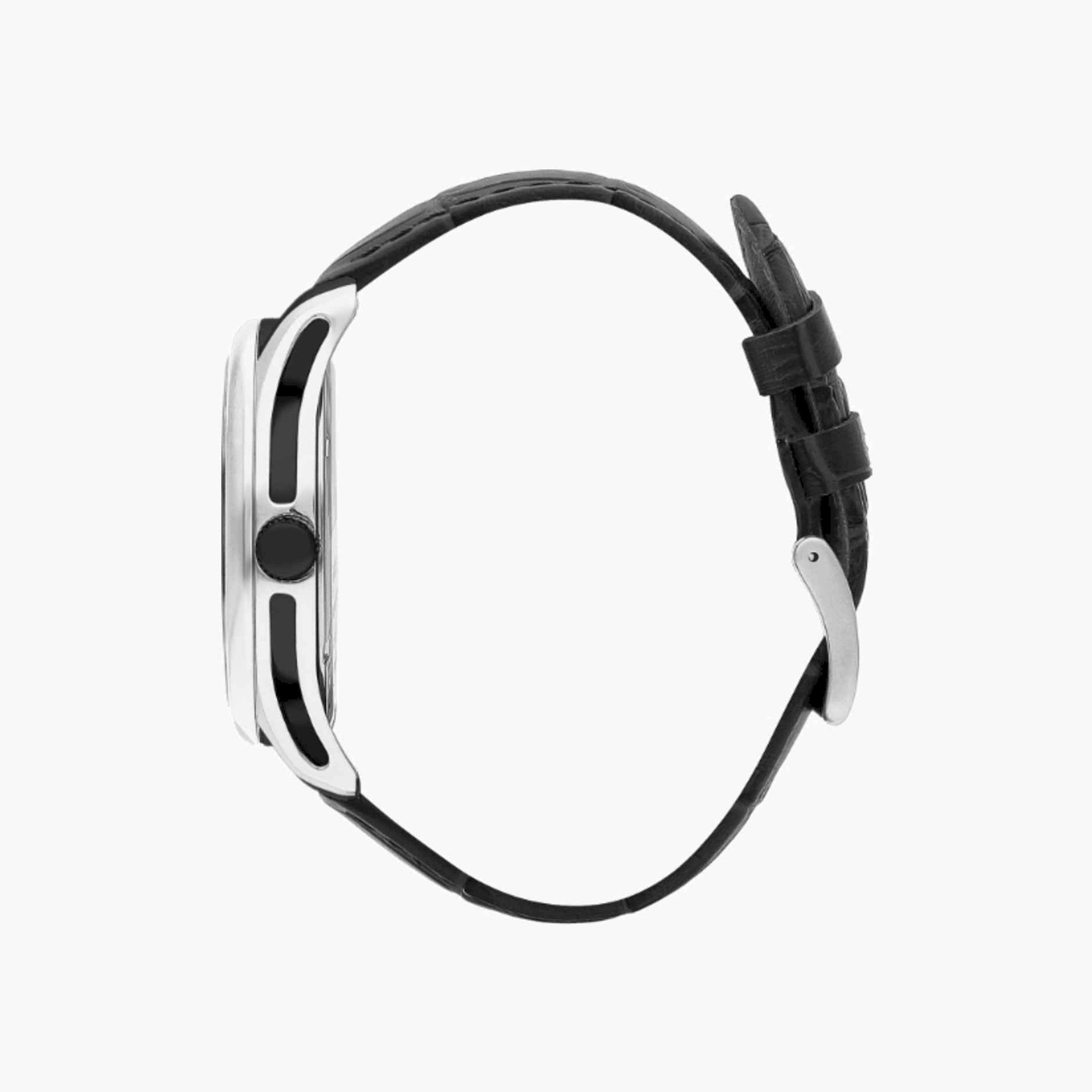 بيفرلي هيلز بولو كلوب- ساعة رجالية تناظرية جلدية لون أسود  45مم | BP3410X.371-men-watchesandjewellery-watches-image-2