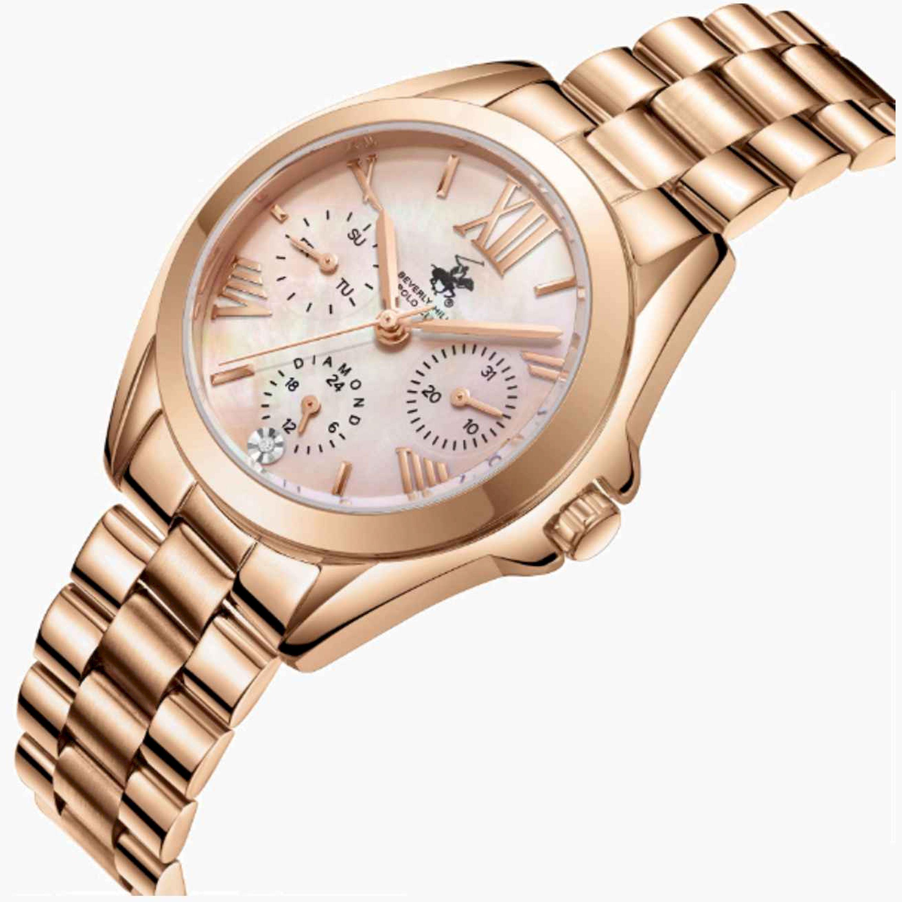 بيفرلي هيلز بولو كلوب- ساعة نسائية كرونوغراف معدنية لون ذهبي  33مم | BP3653C.410-women-watchesandjewellery-watches-image-2