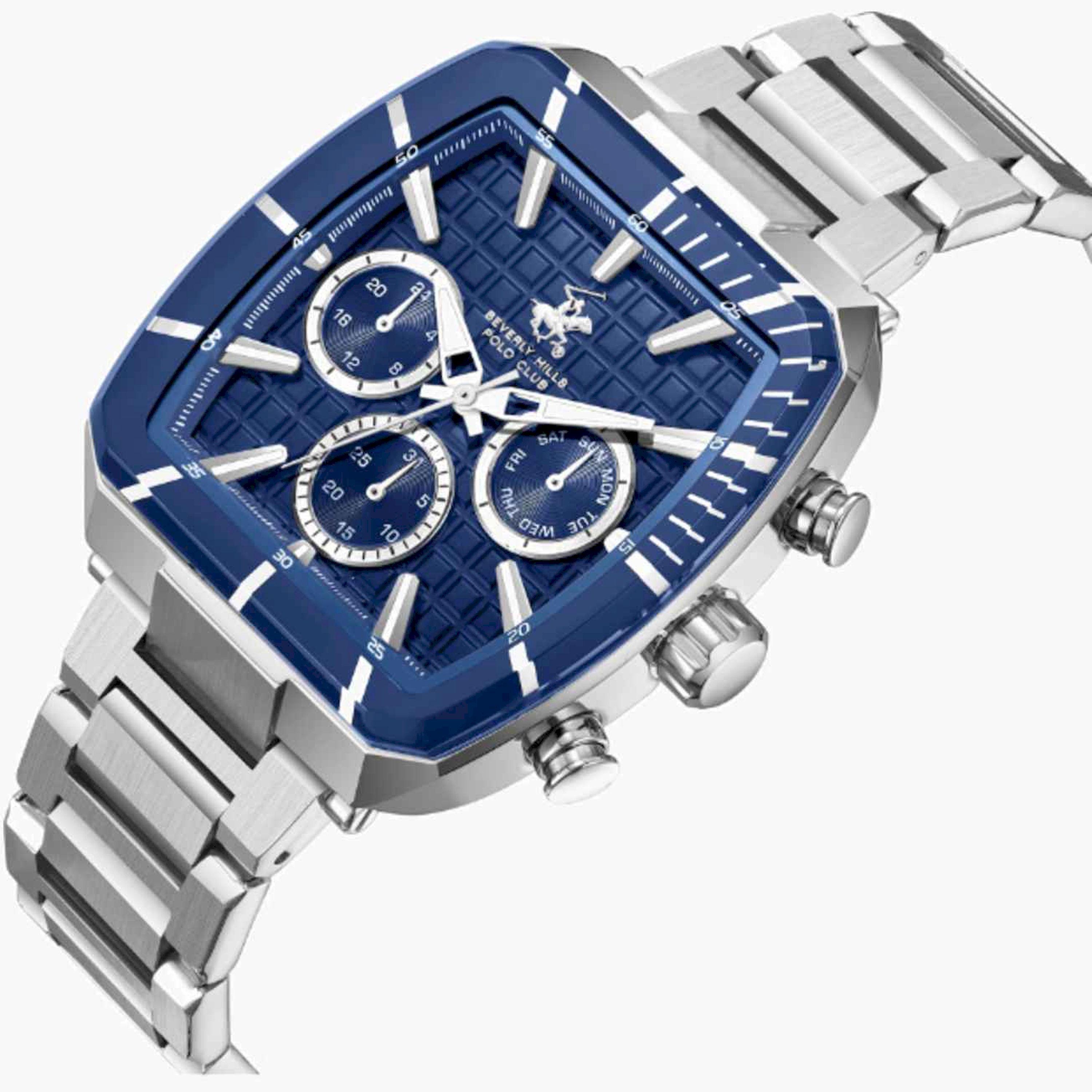 بيفرلي هيلز بولو كلوب- ساعة رجالية كرونوغراف معدنية لون فضي  43مم | BP3658X.390-men-watchesandjewellery-watches-image-2