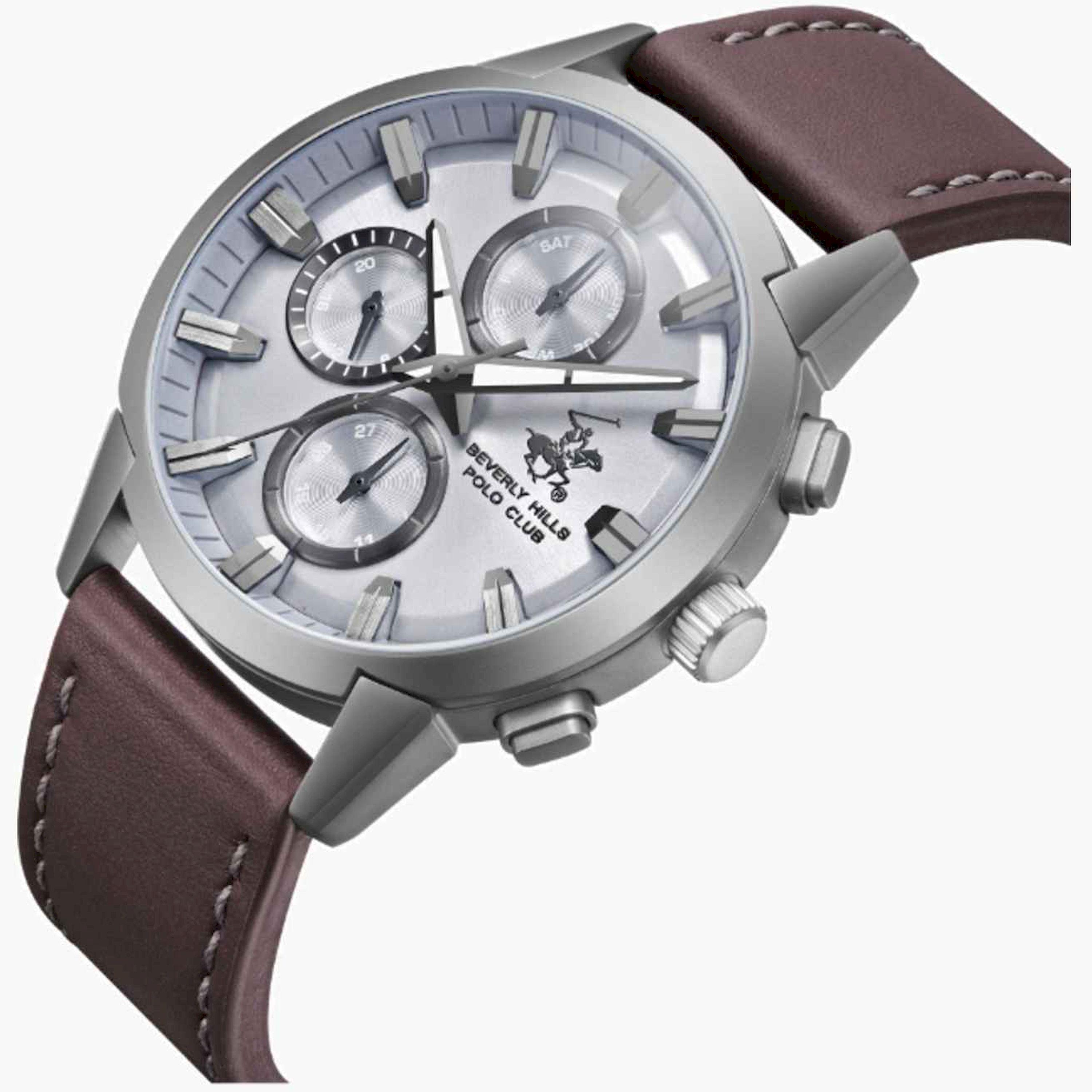 بيفرلي هيلز بولو كلوب- ساعة رجالية كرونوغراف جلدية لون بني  44مم | BP3666X.042-men-watchesandjewellery-watches-image-4