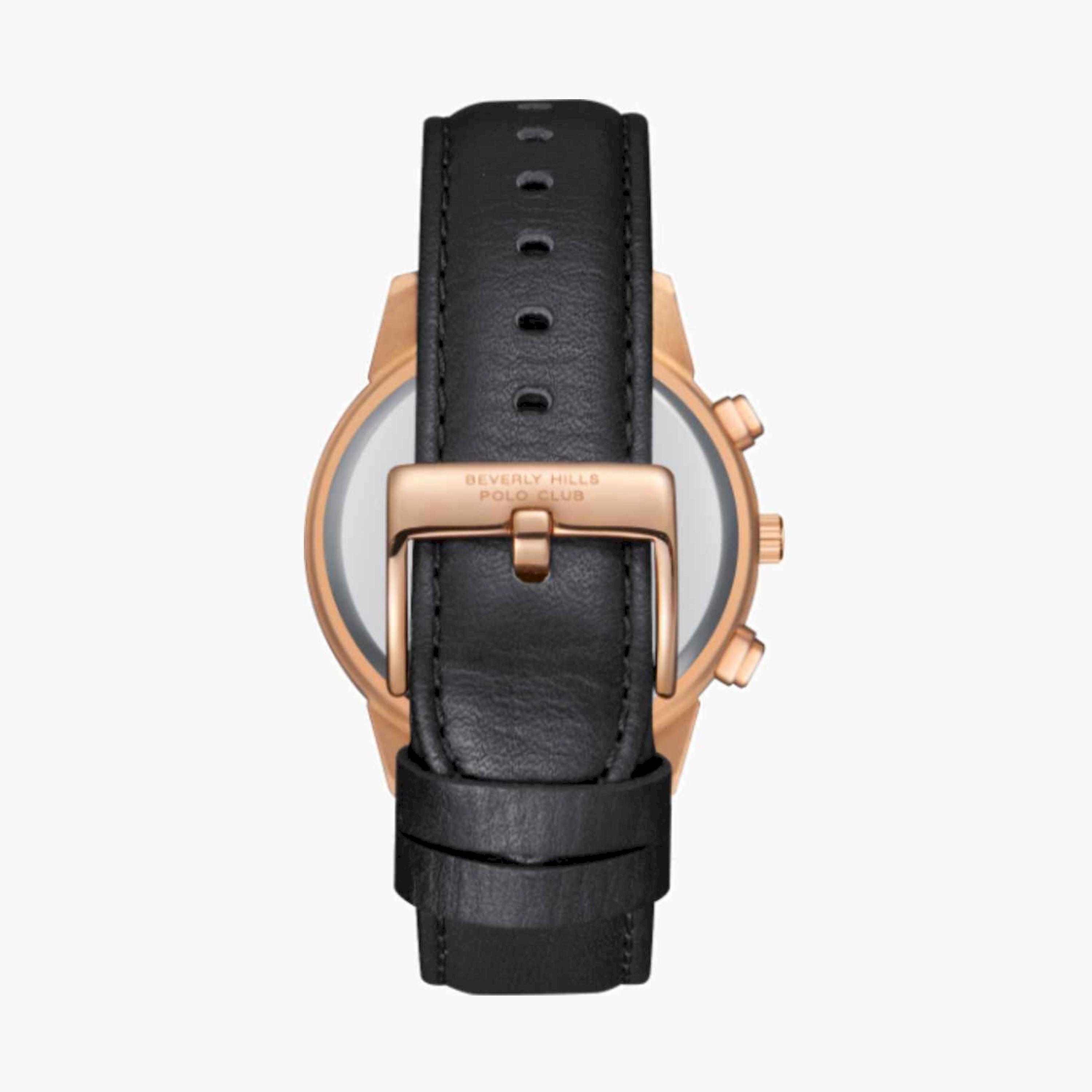 بيفرلي هيلز بولو كلوب- ساعة رجالية كرونوغراف جلدية لون أسود  44مم | BP3666X.499-men-watchesandjewellery-watches-image-4