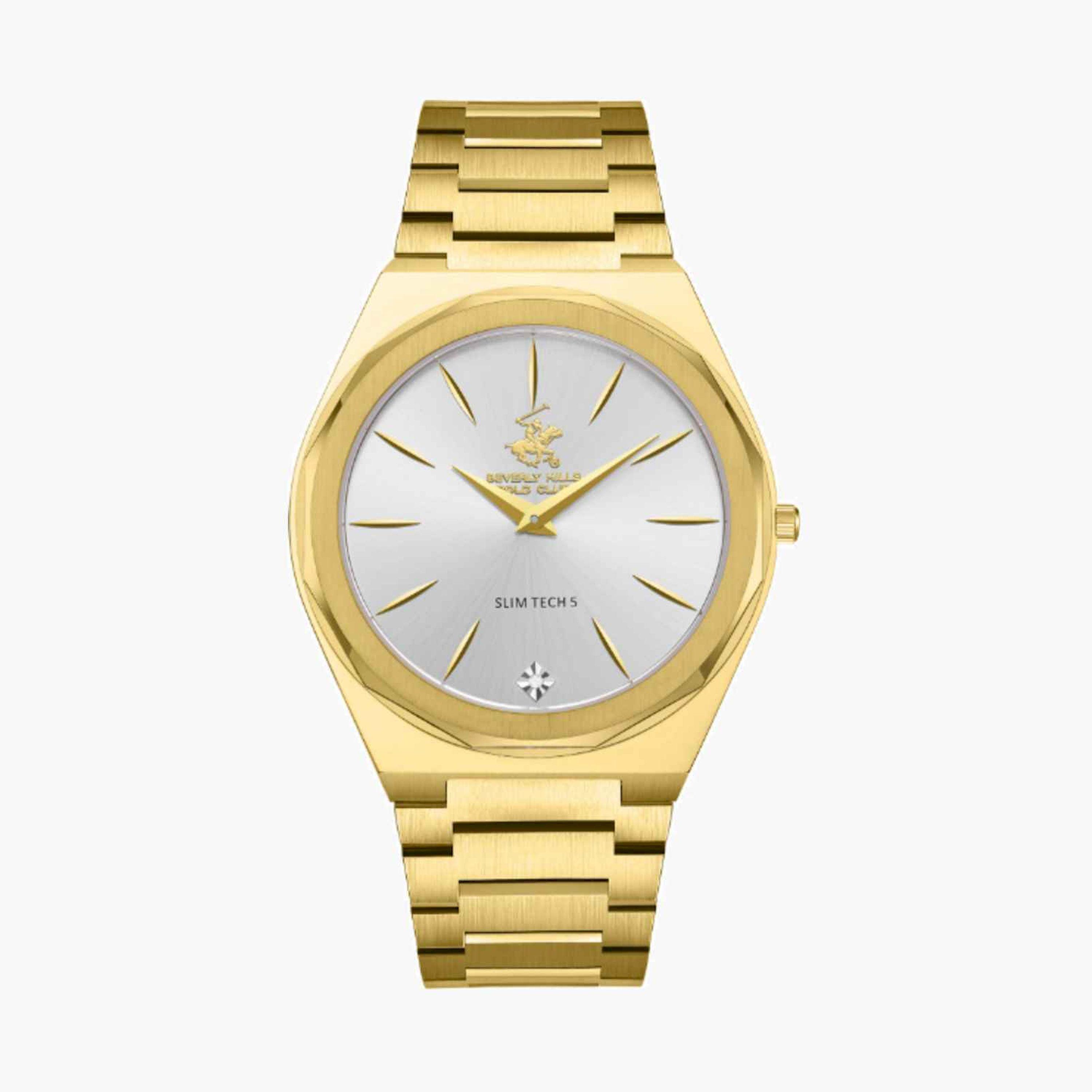 بيفرلي هيلز بولو كلوب- ساعة رجالية تناظرية معدنية لون ذهبي  42مم | BP3667X.130-men-watchesandjewellery-watches-image-1