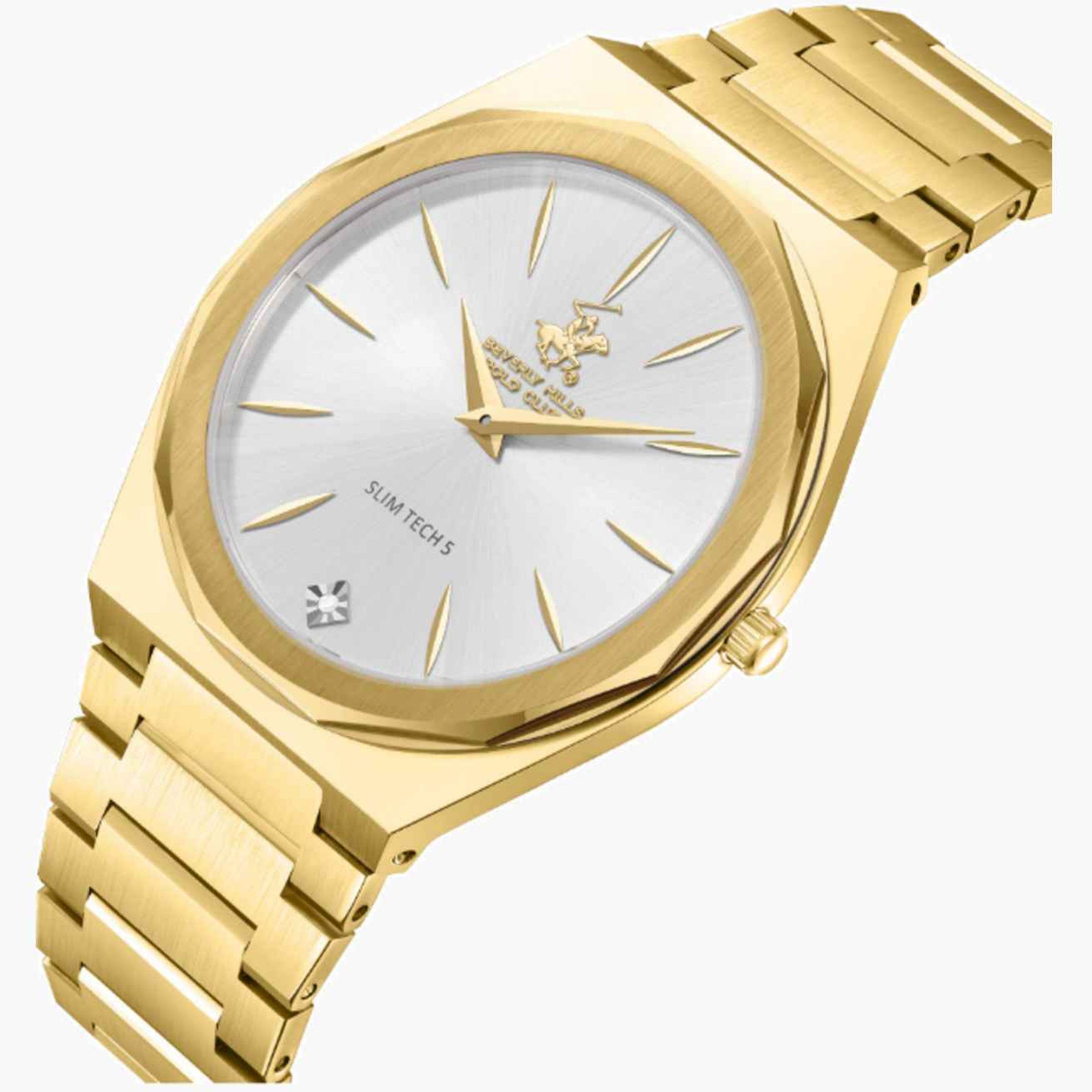 بيفرلي هيلز بولو كلوب- ساعة رجالية تناظرية معدنية لون ذهبي  42مم | BP3667X.130-men-watchesandjewellery-watches-image-2