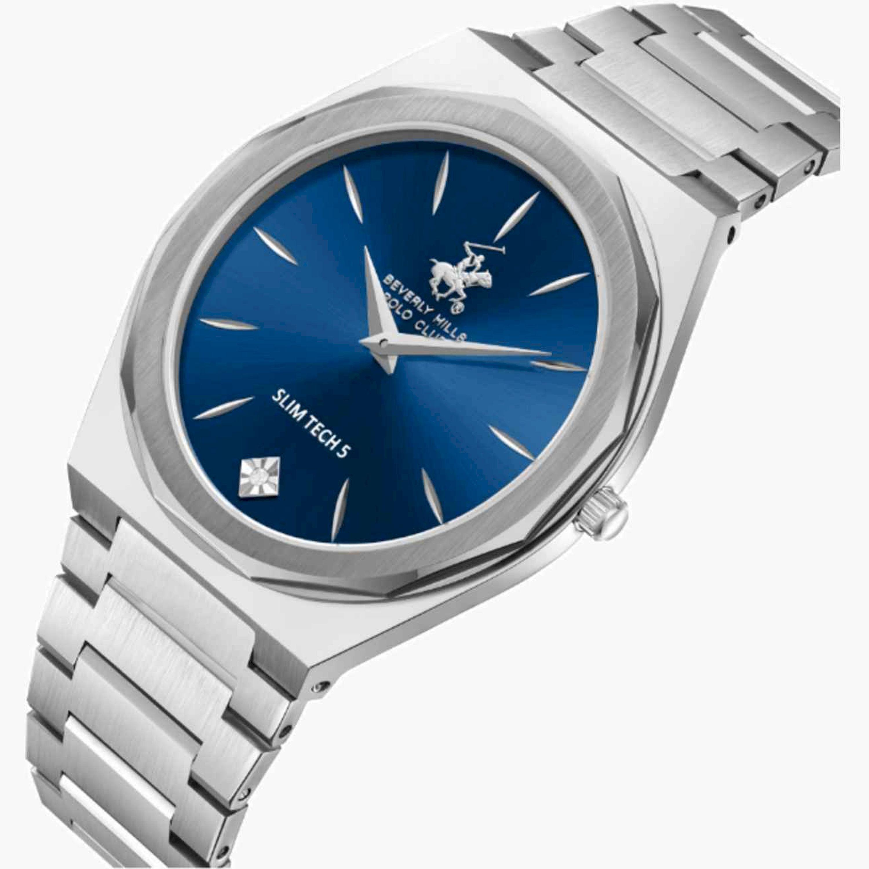 بيفرلي هيلز بولو كلوب- ساعة رجالية تناظرية معدنية لون فضي  42مم | BP3667X.390-men-watchesandjewellery-watches-image-2