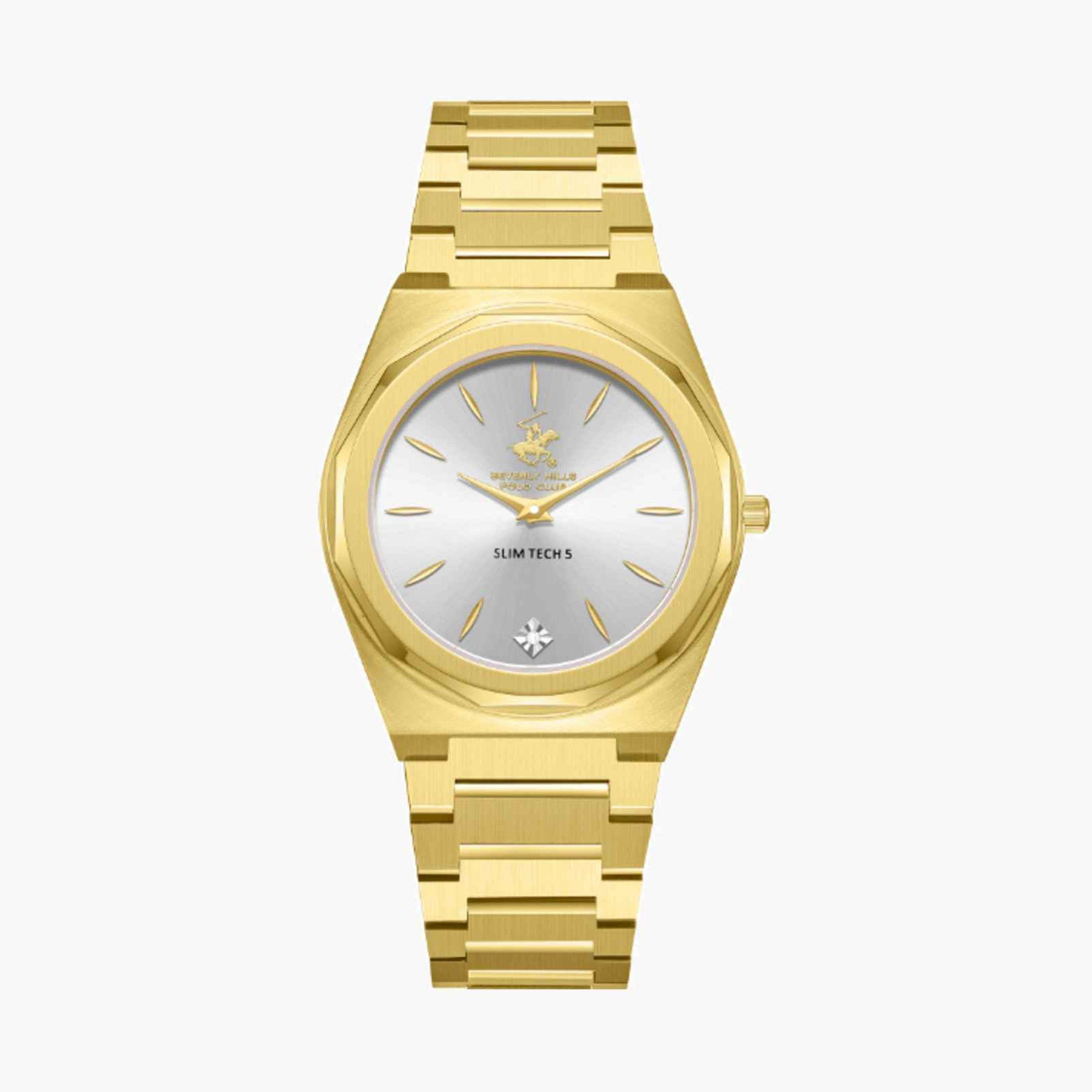 بيفرلي هيلز بولو كلوب- ساعة نسائية تناظرية معدنية لون ذهبي  33مم | BP3668X.130-women-watchesandjewellery-watches-image-1