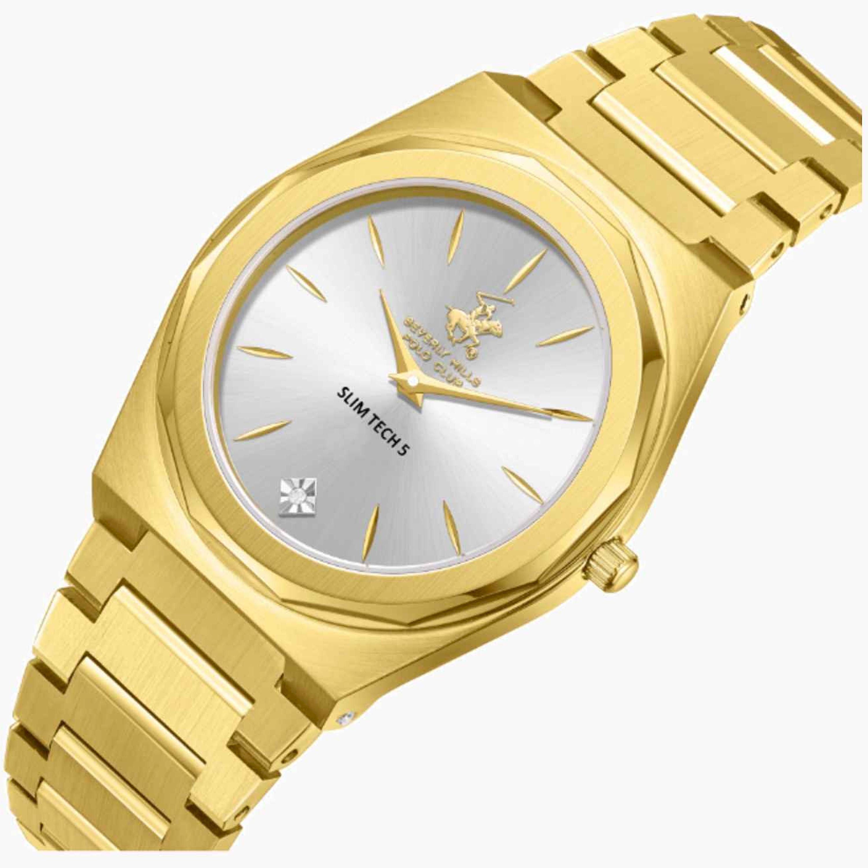 بيفرلي هيلز بولو كلوب- ساعة نسائية تناظرية معدنية لون ذهبي  33مم | BP3668X.130-women-watchesandjewellery-watches-image-2