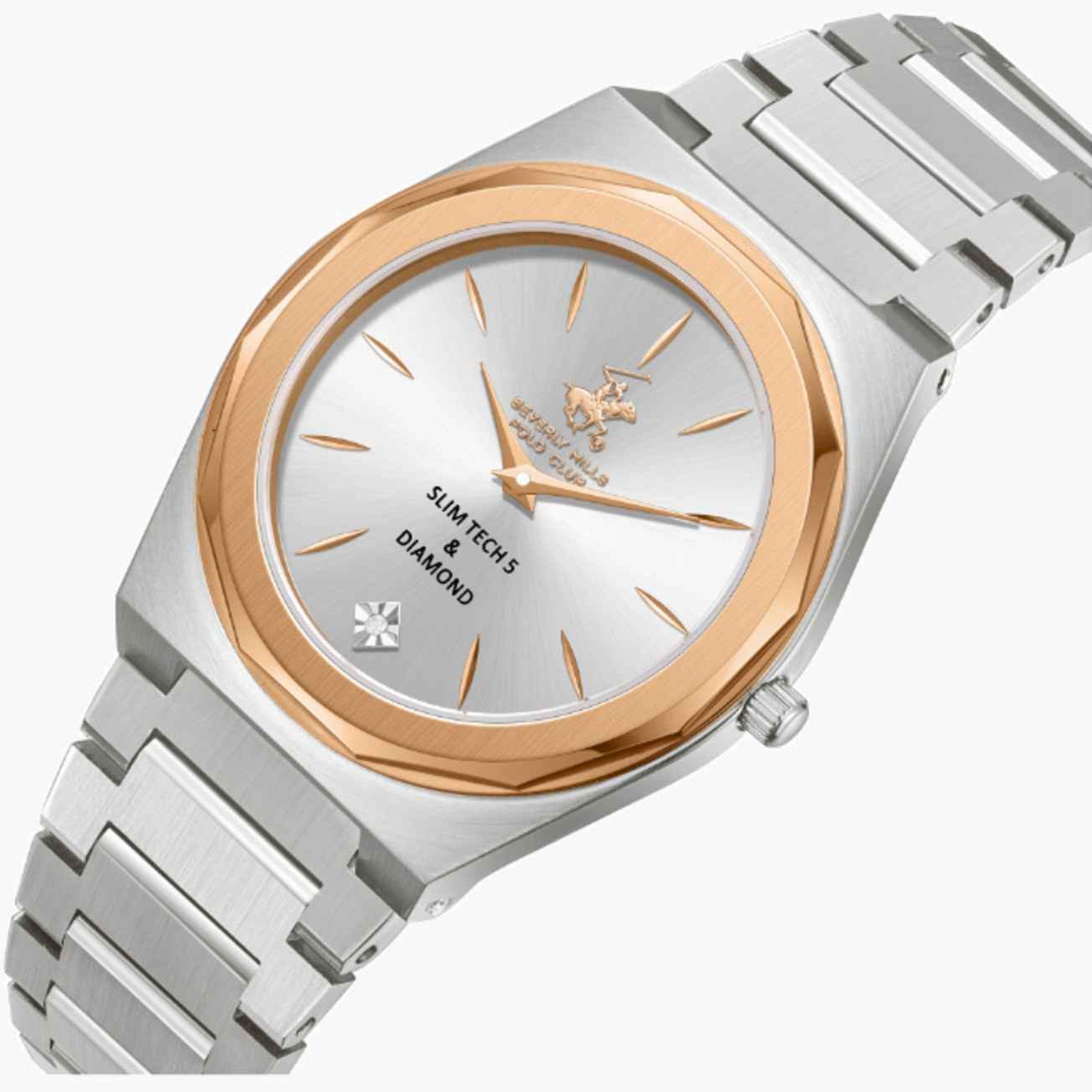 بيفرلي هيلز بولو كلوب- ساعة نسائية تناظرية معدنية لون فضي  33مم | BP3668X.330-women-watchesandjewellery-watches-image-2