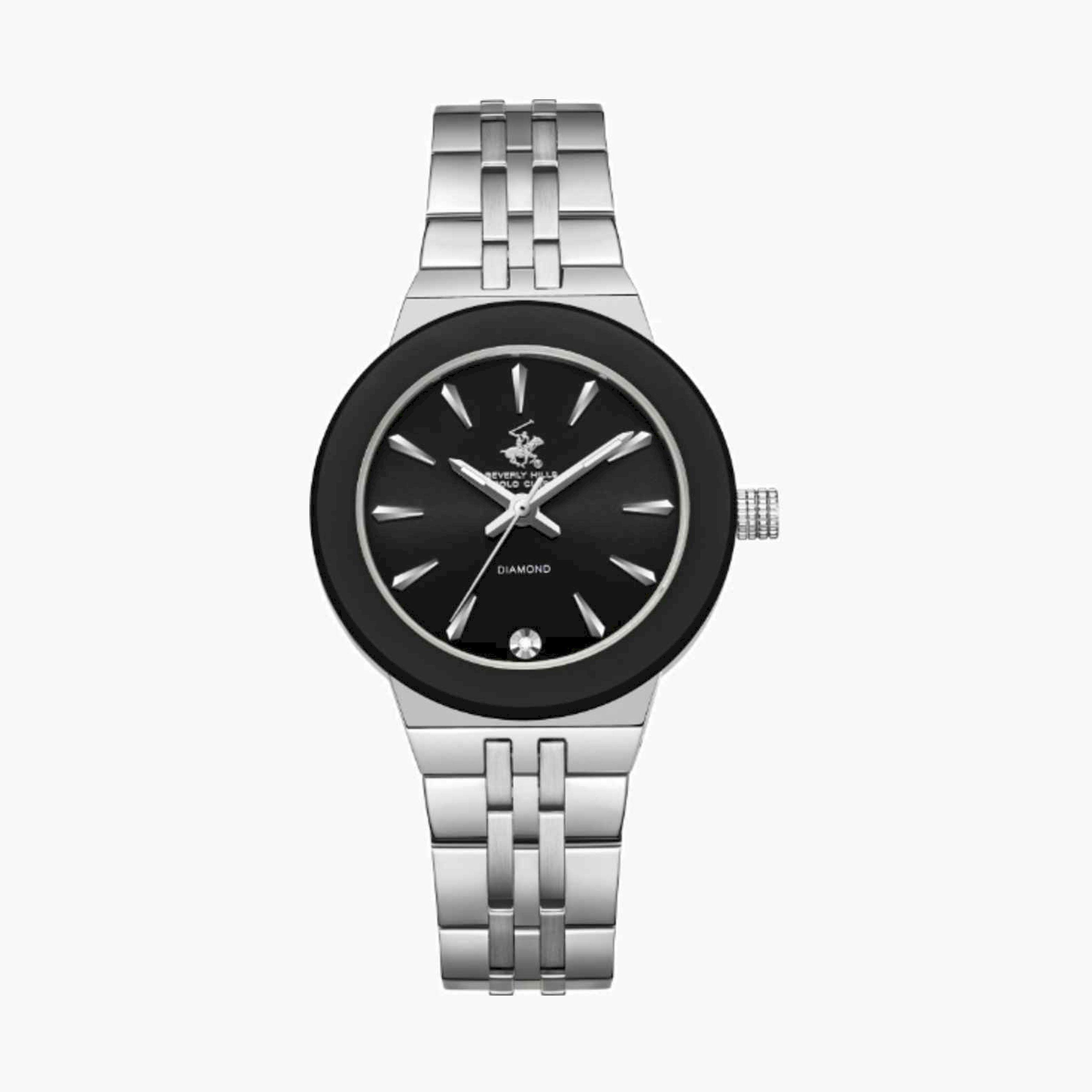 بيفرلي هيلز بولو كلوب- ساعة نسائية تناظرية معدنية لون فضي  33مم | BP3689X.350-women-watchesandjewellery-watches-image-1