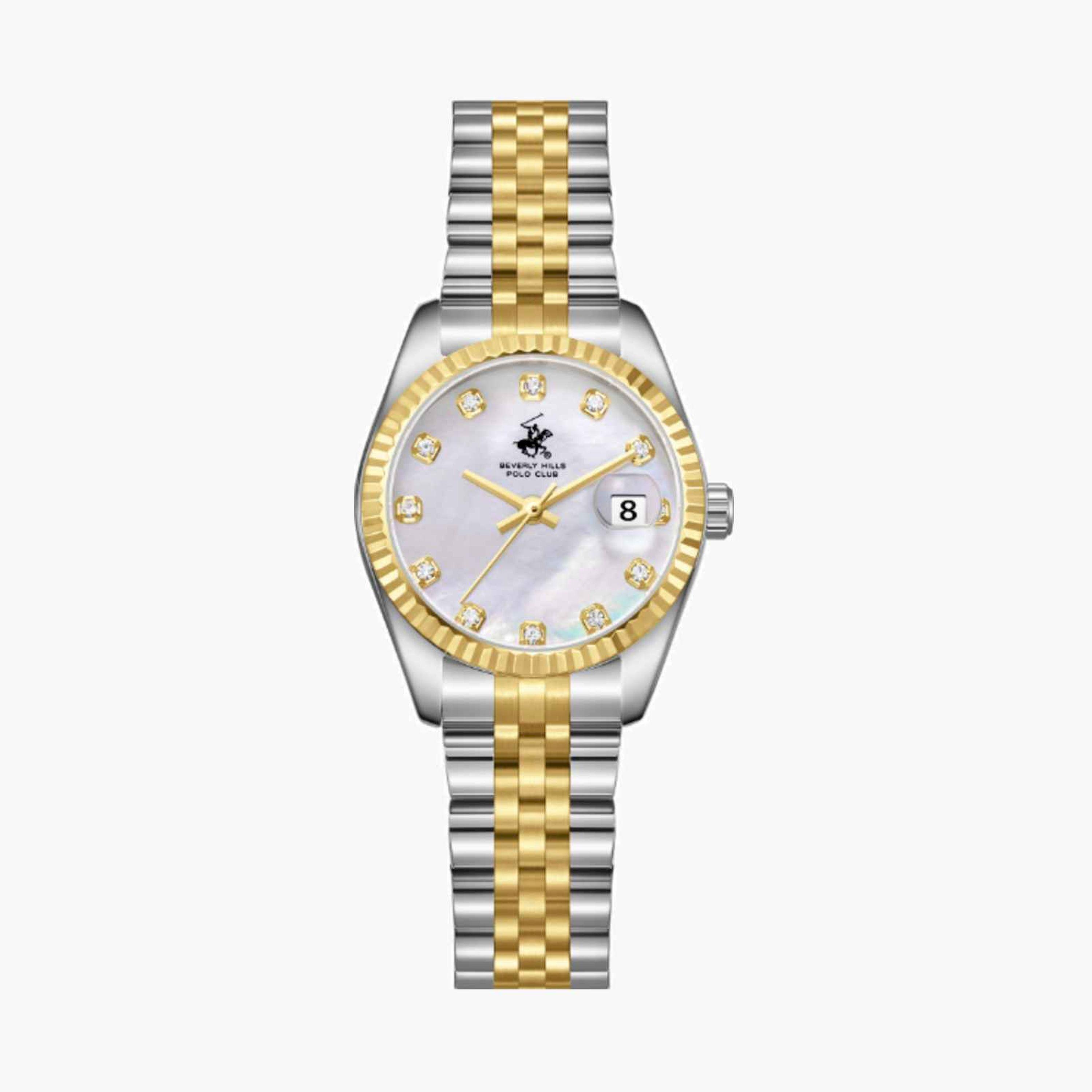 بيفرلي هيلز بولو كلوب- ساعة نسائية تناظرية معدنية متعددة الألوان  28مم | BP3707X.220-women-watchesandjewellery-watches-image-1