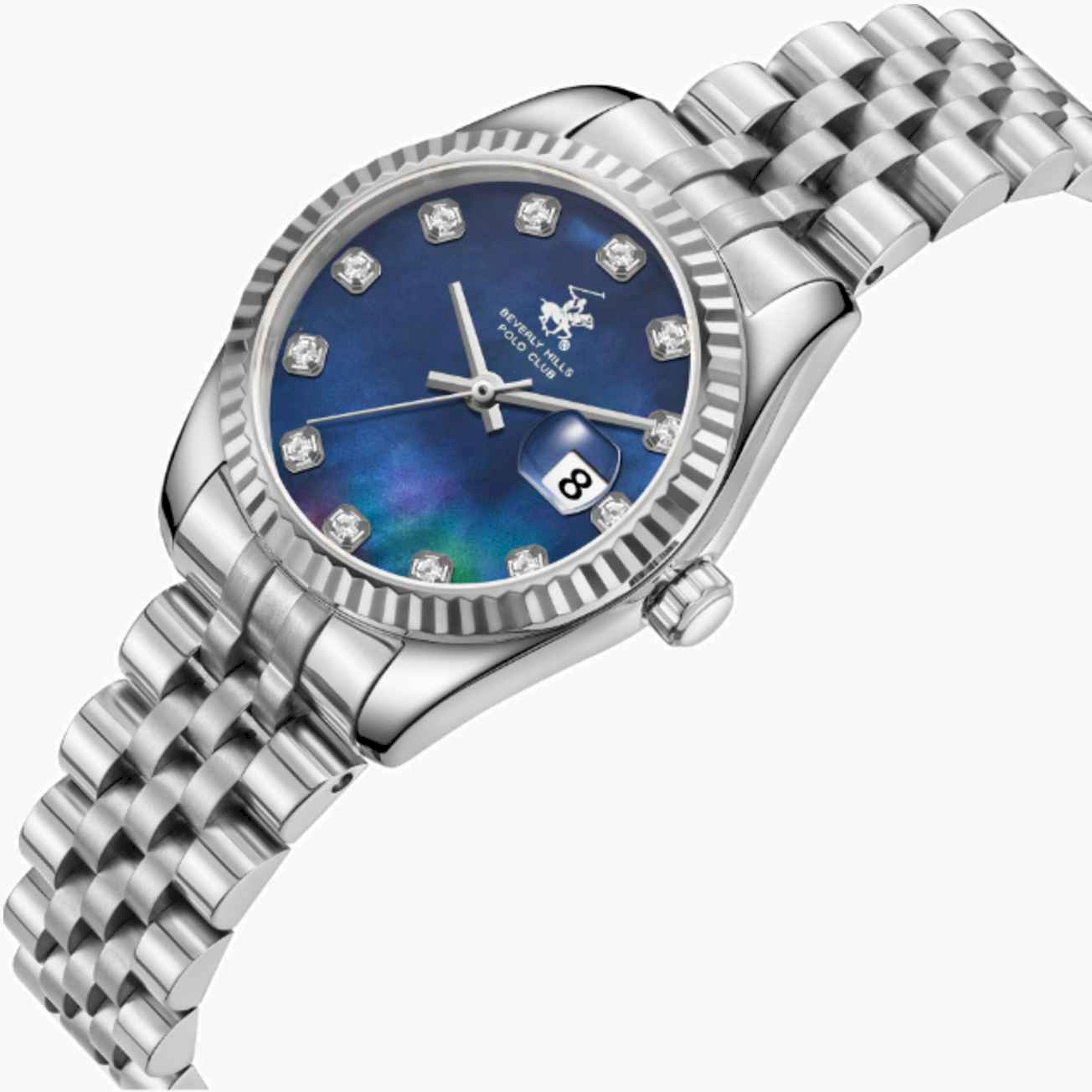 بيفرلي هيلز بولو كلوب- ساعة نسائية تناظرية معدنية لون فضي  28مم | BP3707X.390-women-watchesandjewellery-watches-image-4