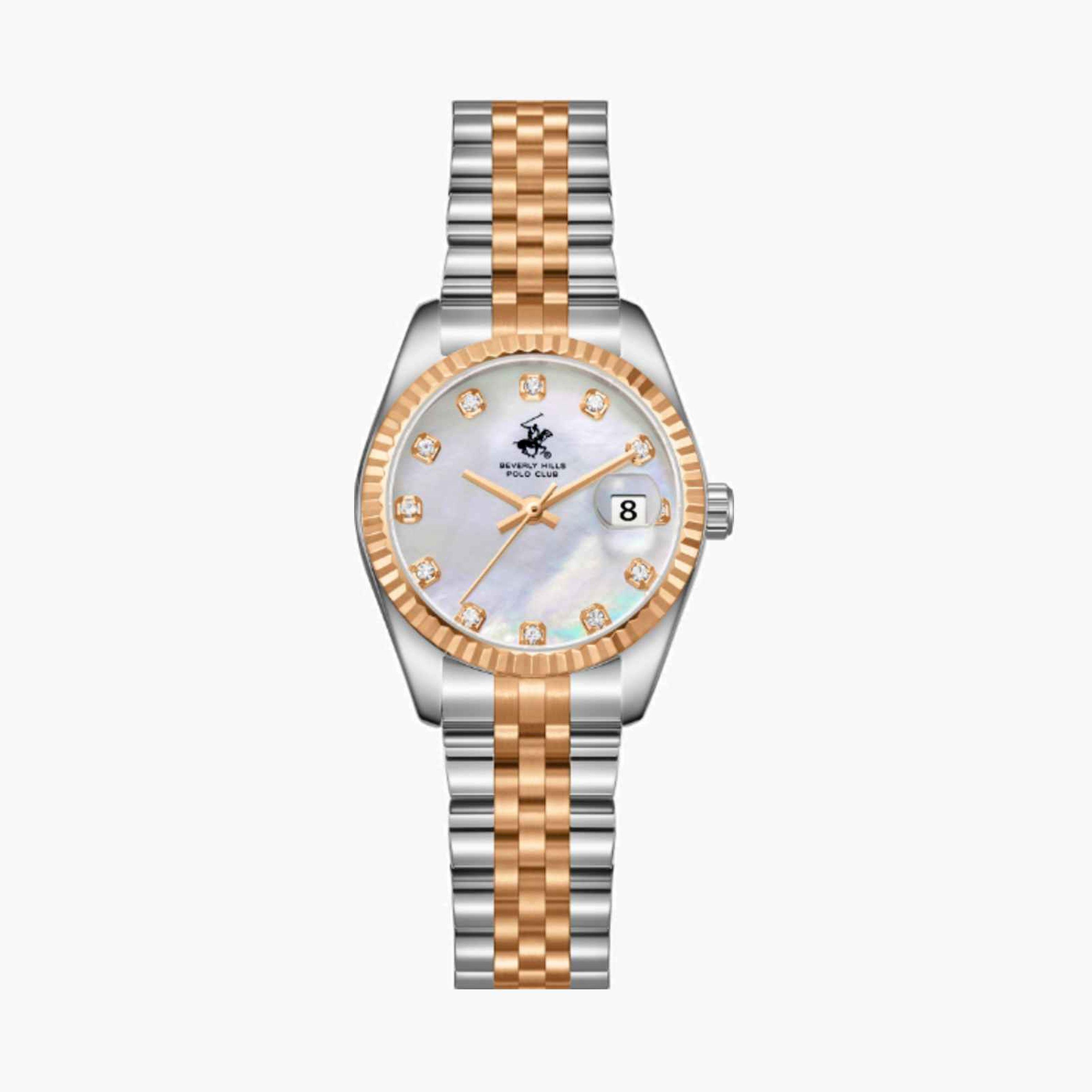 بيفرلي هيلز بولو كلوب- ساعة نسائية تناظرية معدنية متعددة الألوان  28مم | BP3707X.520-women-watchesandjewellery-watches-image-1