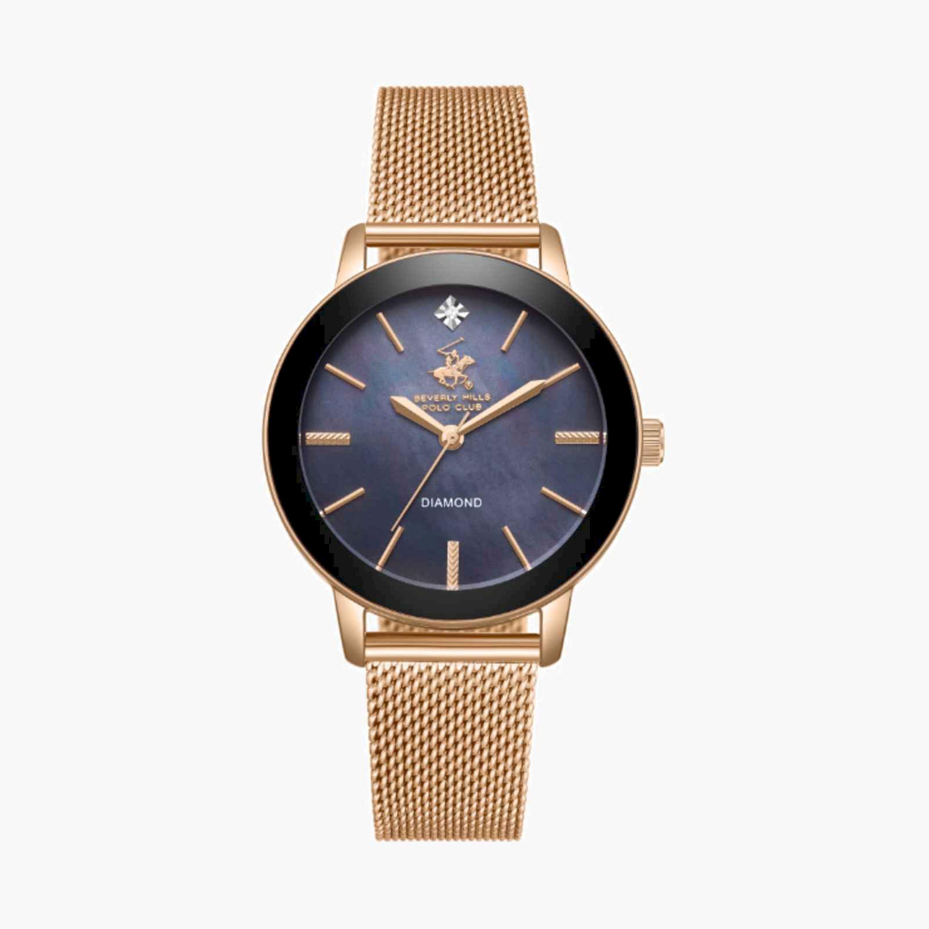 Beverly Hills Polo Club Women's 35MM Gold Analog Metal Strap Watch | BP3734C.450-women-watchesandjewellery-watches-image-1