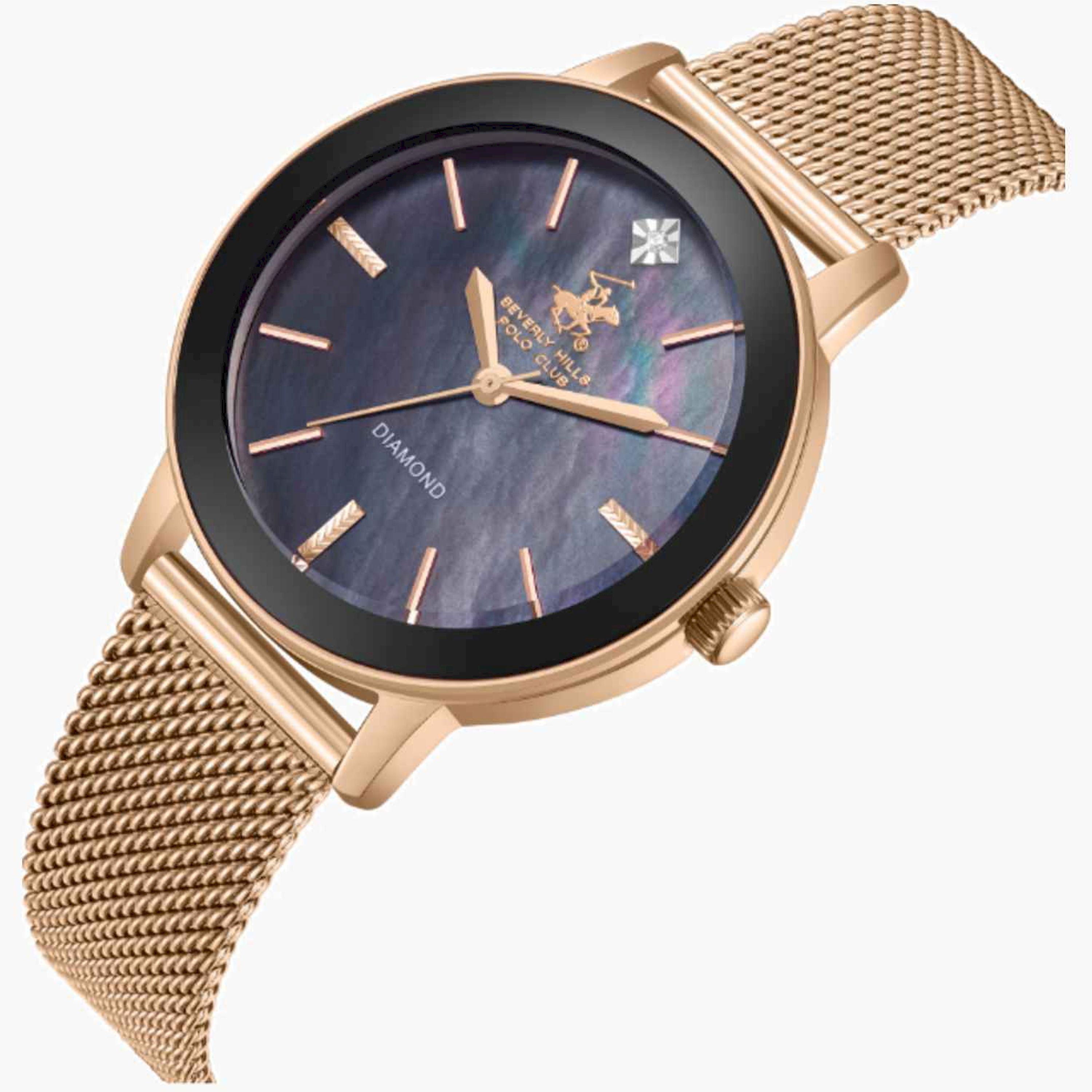 Beverly Hills Polo Club Women's 35MM Gold Analog Metal Strap Watch | BP3734C.450-women-watchesandjewellery-watches-image-2