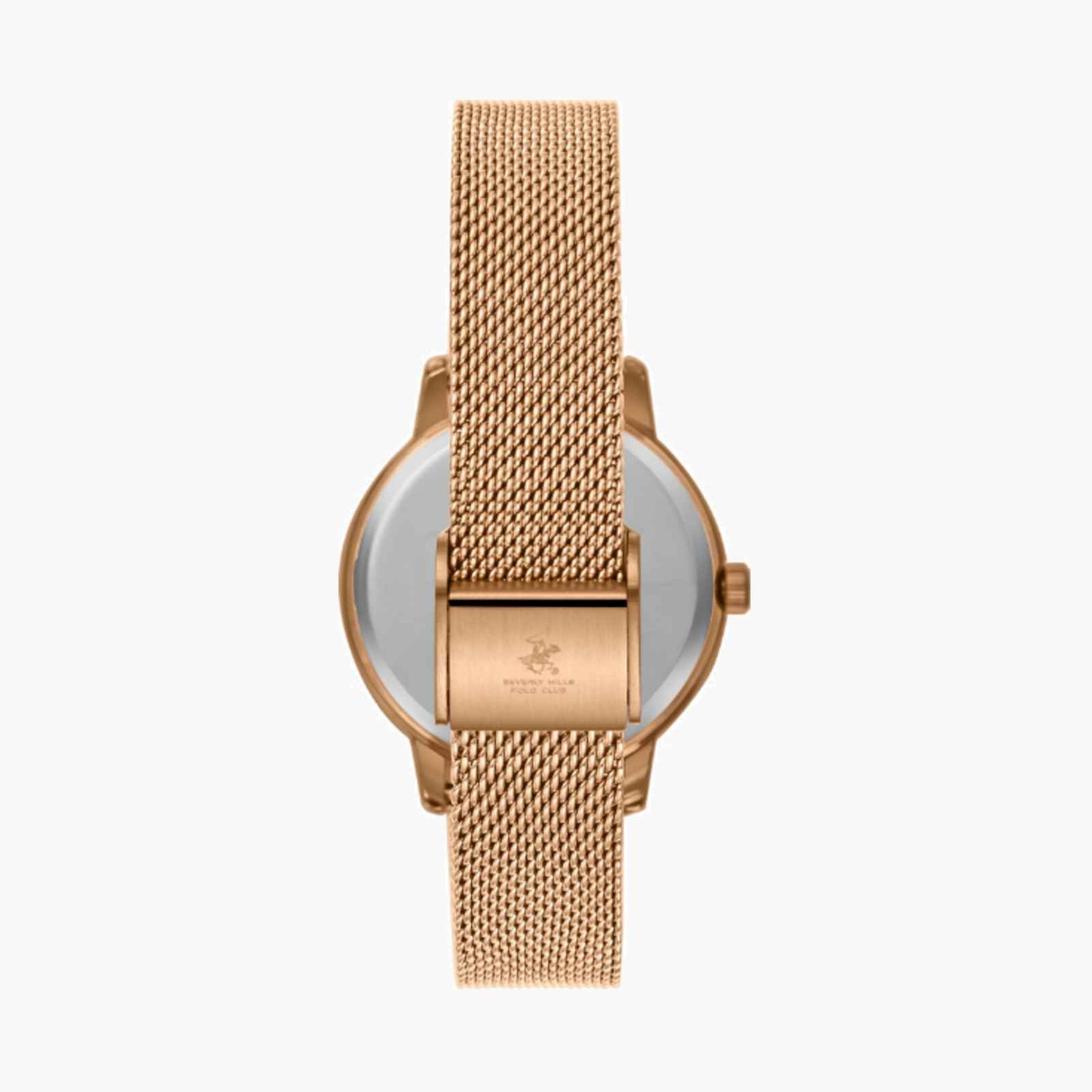 Beverly Hills Polo Club Women's 35MM Gold Analog Metal Strap Watch | BP3734C.450-women-watchesandjewellery-watches-image-4