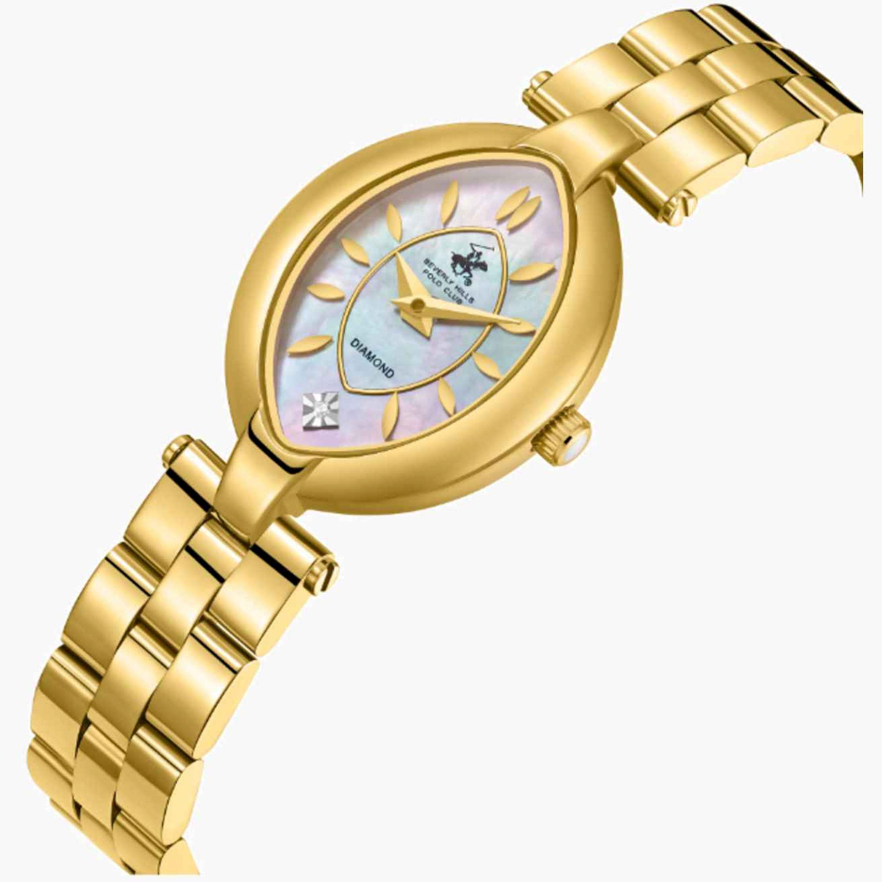 بيفرلي هيلز بولو كلوب- ساعة نسائية تناظرية معدنية لون ذهبي  36مم | BP3739C.120-women-watchesandjewellery-watches-image-2