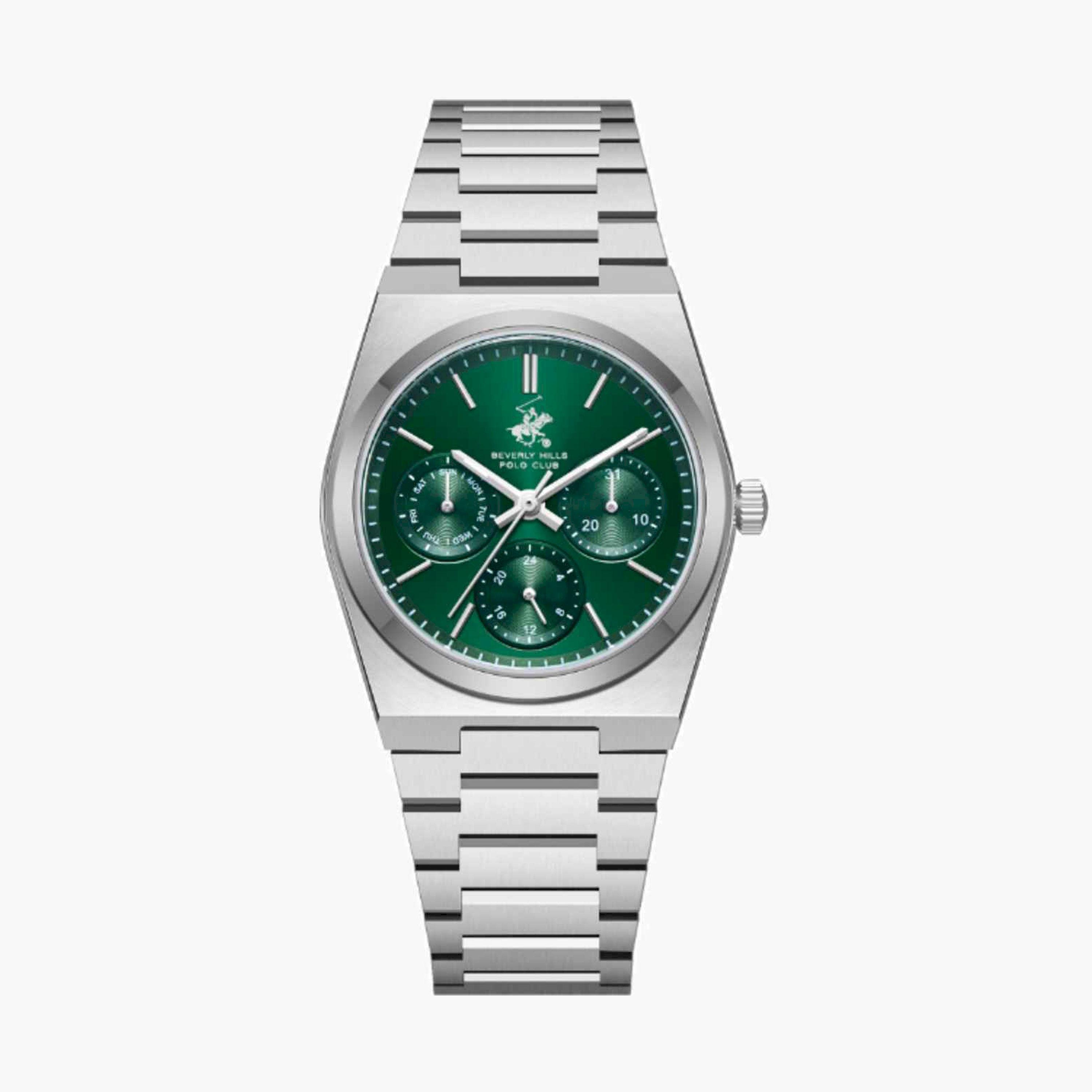 بيفرلي هيلز بولو كلوب- ساعة نسائية كرونوغراف معدنية لون فضي  33مم | BP3754X.370-women-watchesandjewellery-watches-image-1