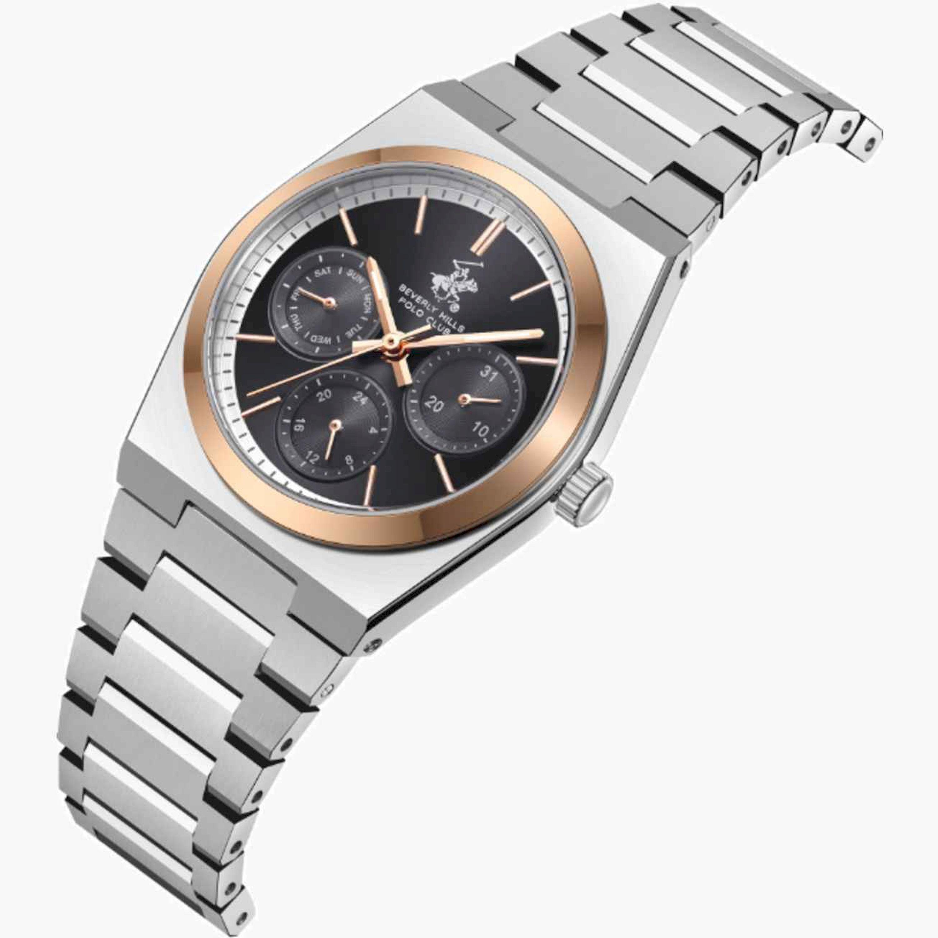 بيفرلي هيلز بولو كلوب- ساعة نسائية كرونوغراف معدنية لون فضي  33مم | BP3754X.550-women-watchesandjewellery-watches-image-2